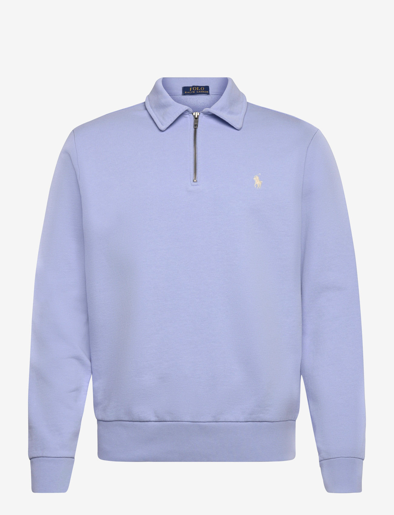 Polo Ralph Lauren - Loopback Fleece Quarter-Zip Sweatshirt - langärmelig - pebble blue - 0