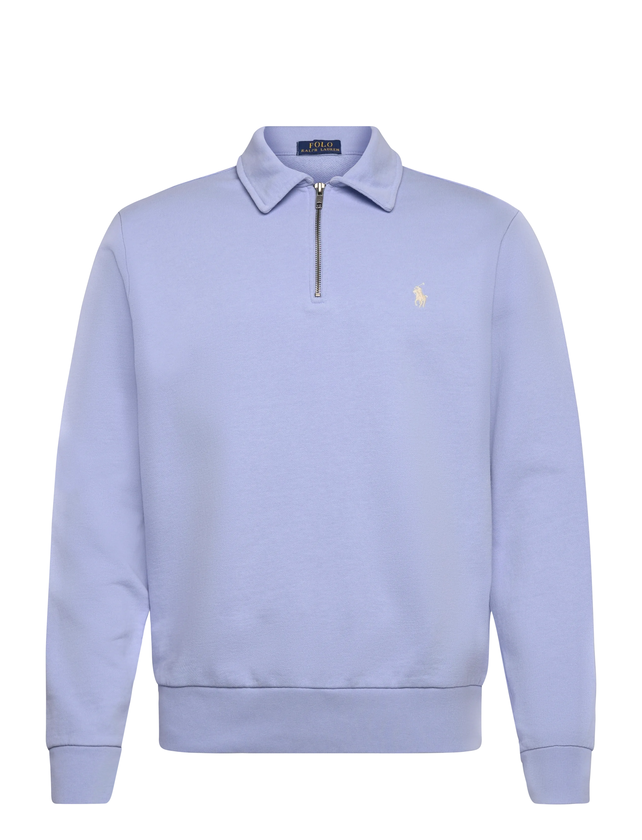 Polo Ralph Lauren Loopback Fleece Quarter-Zip Sweatshirt - Sweatshirts - PEBBLE BLUE / blue