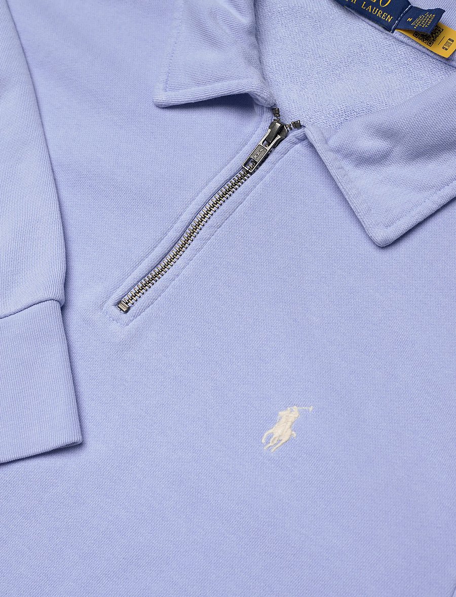 Polo Ralph Lauren - Loopback Fleece Quarter-Zip Sweatshirt - Überhemden - pebble blue - 2