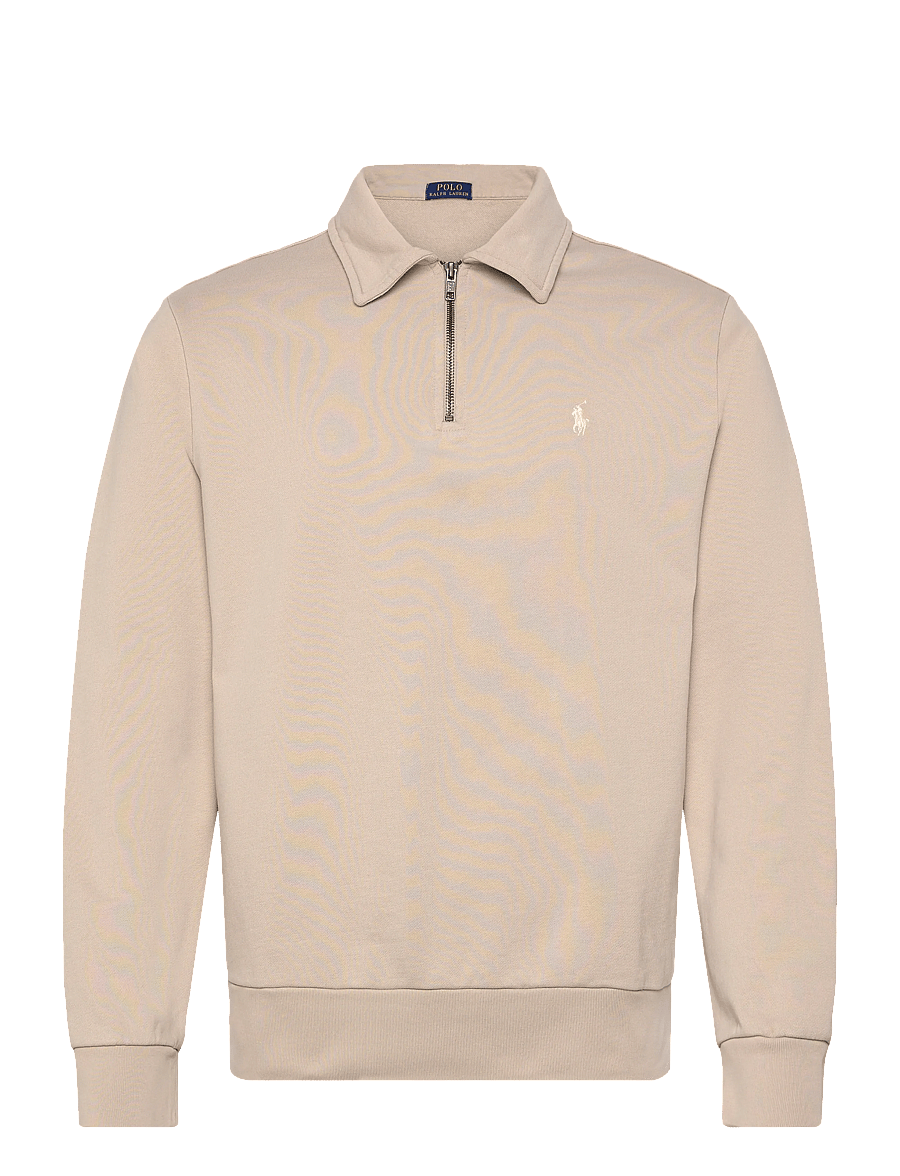 Polo Ralph Lauren - Loopback Fleece Quarter-Zip Sweatshirt - Überhemden - stoneware grey - 1