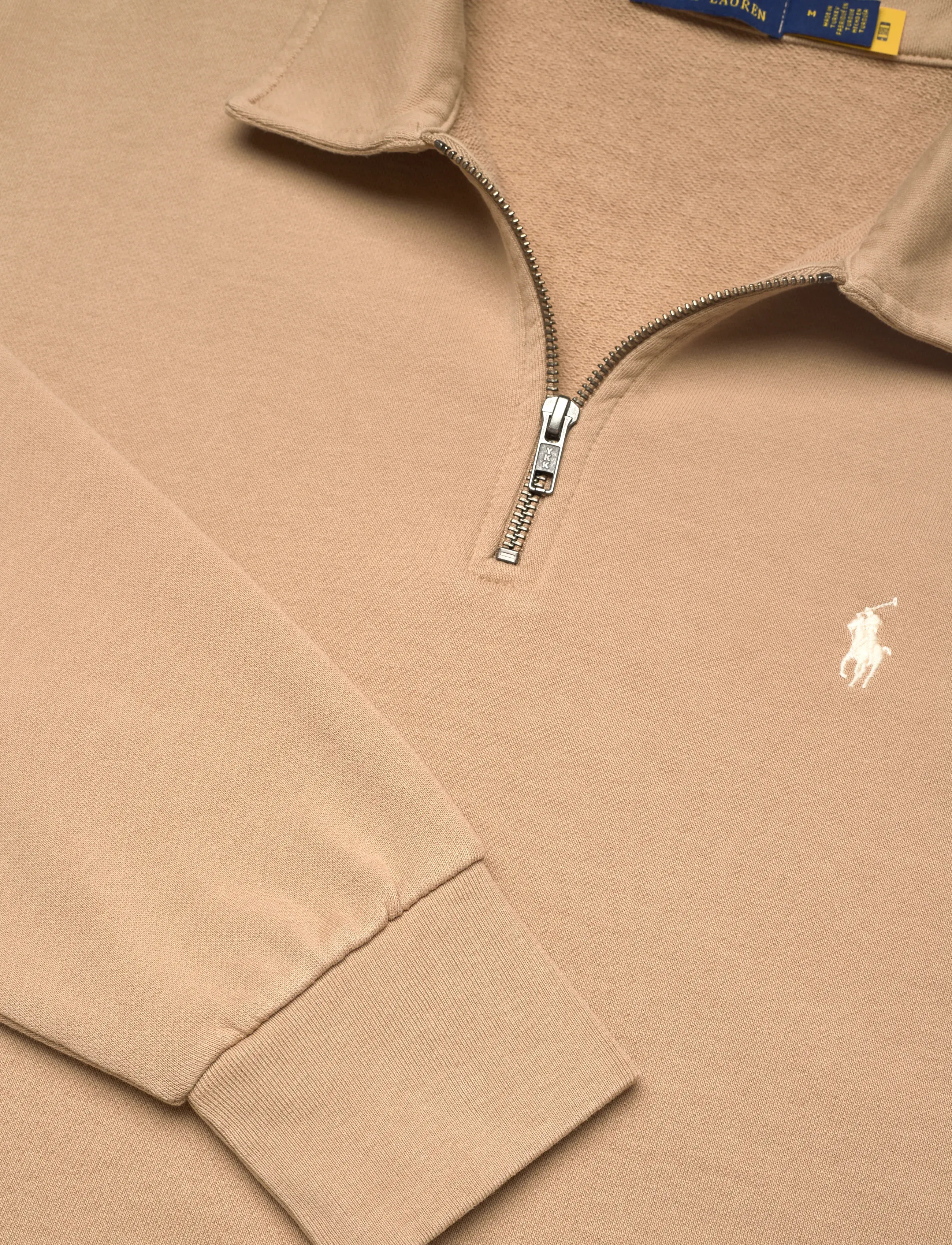 Polo Ralph Lauren - Loopback Fleece Quarter-Zip Sweatshirt - długi rękaw - vintage khaki - 2