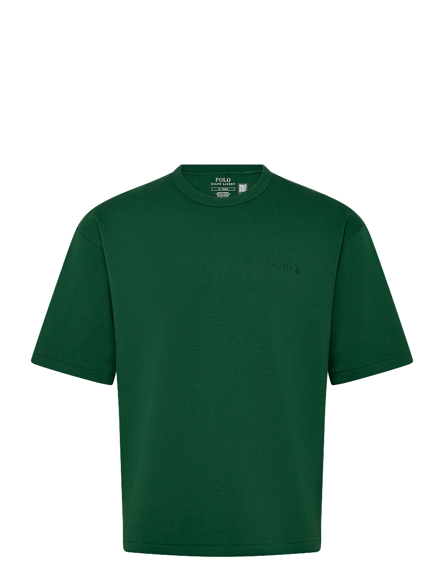 Polo Ralph Lauren - Relaxed Fit Double-Knit T-Shirt - kurzärmelige t-shirts - new forest - 0