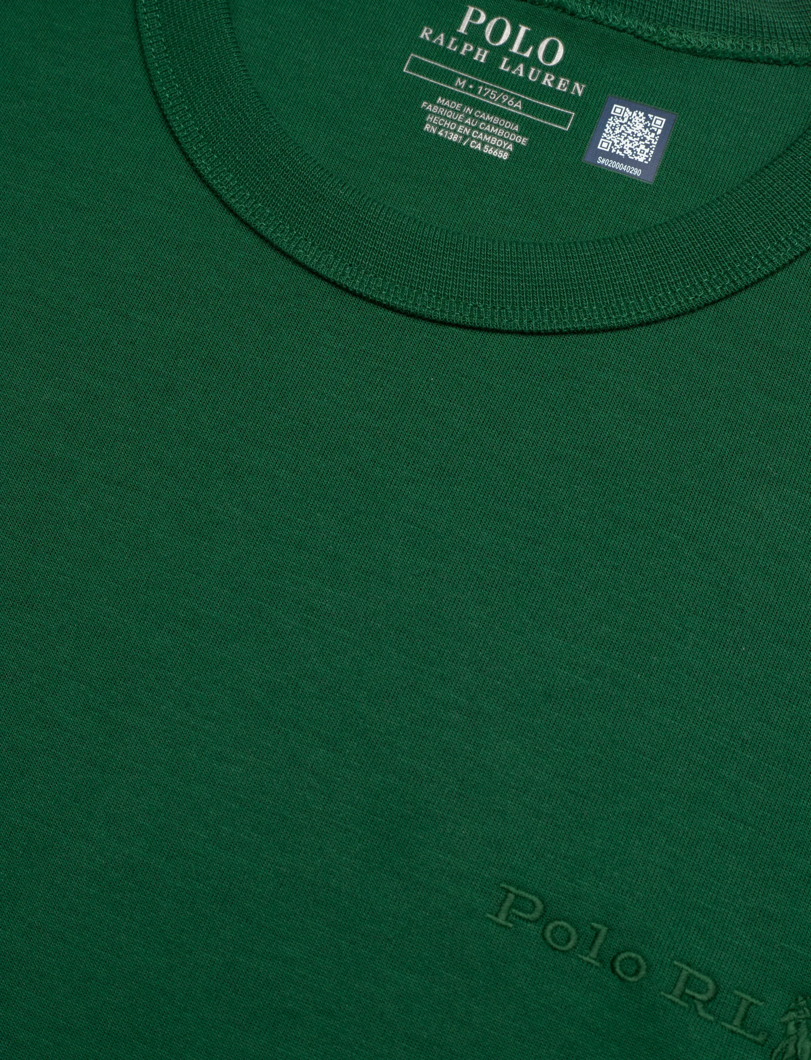 Polo Ralph Lauren - Relaxed Fit Double-Knit T-Shirt - t-krekli ar īsām piedurknēm - new forest - 2