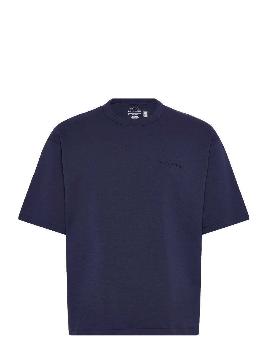 Polo Ralph Lauren - Relaxed Fit Double-Knit T-Shirt - short-sleeved t-shirts - newport navy - 0