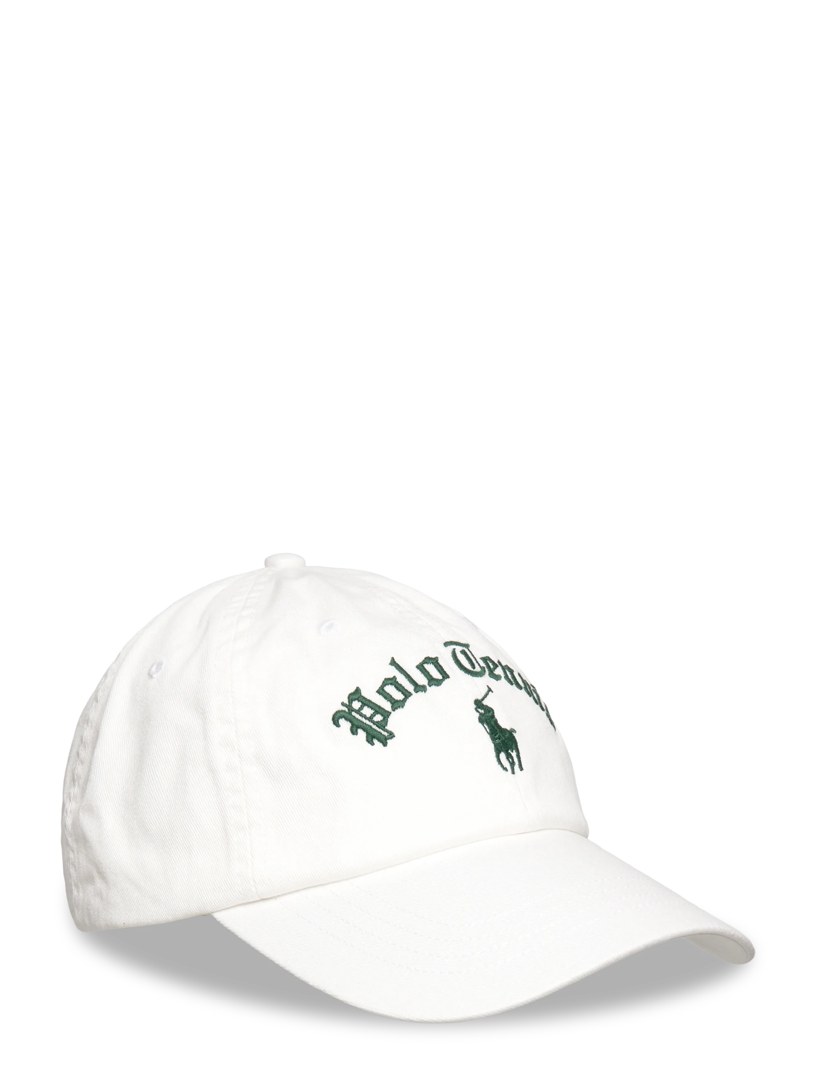 Polo Ralph Lauren Embroidered Twill Ball Cap, One Size, Headwear, Weiß - Caps, Männerswear