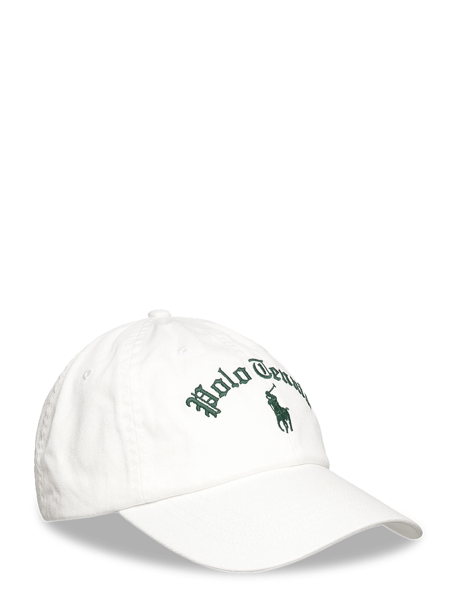 Polo Ralph Lauren - Embroidered Twill Ball Cap - kasketter - paper white - 0