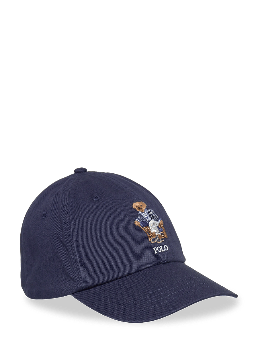 Polo Ralph Lauren - Polo Bear Twill Ball Cap - lippikset - newport navy w/ n - 0