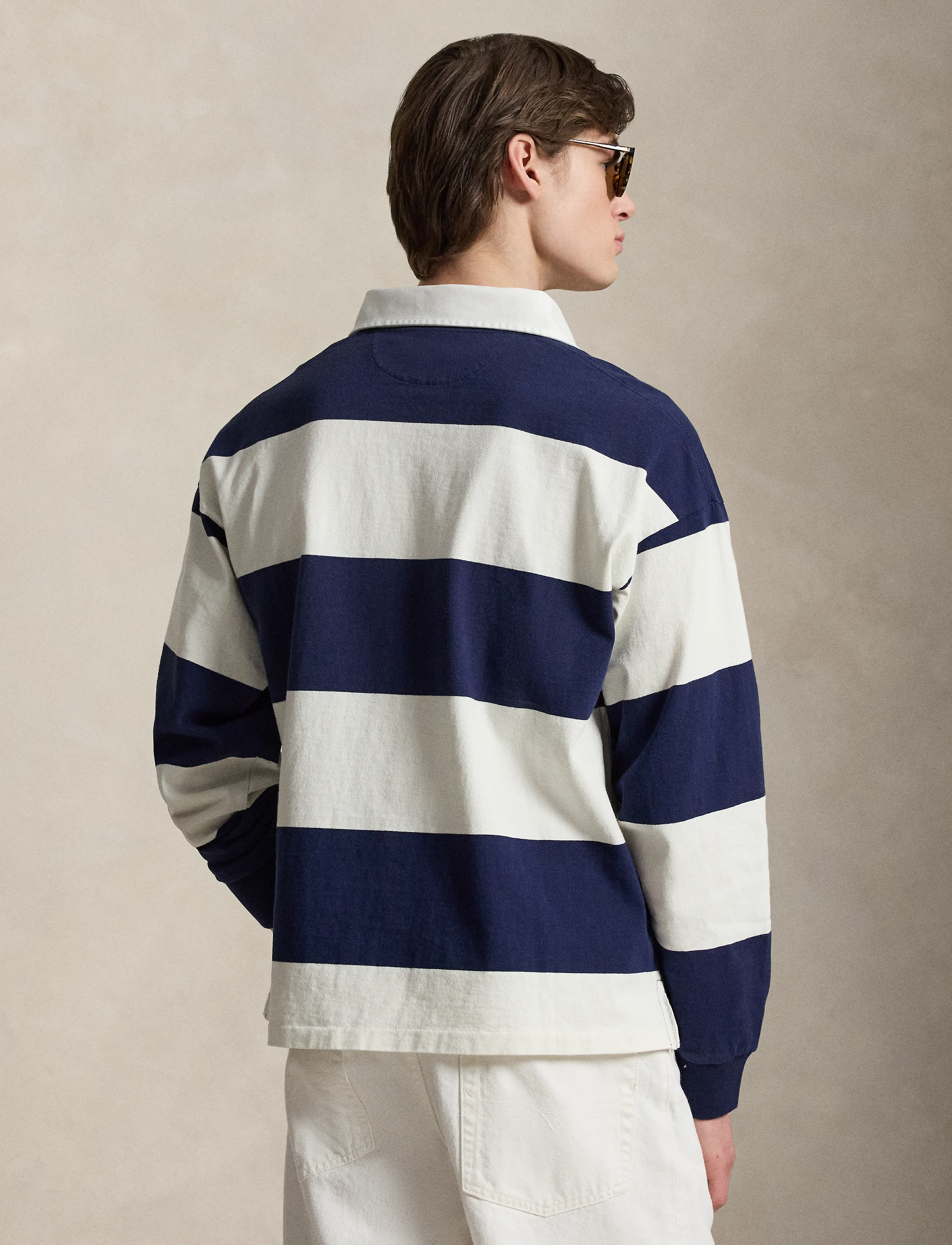 Polo Ralph Lauren - Big Fit Striped Jersey Rugby Shirt - langærmede bluser - newport navy/deck - 2