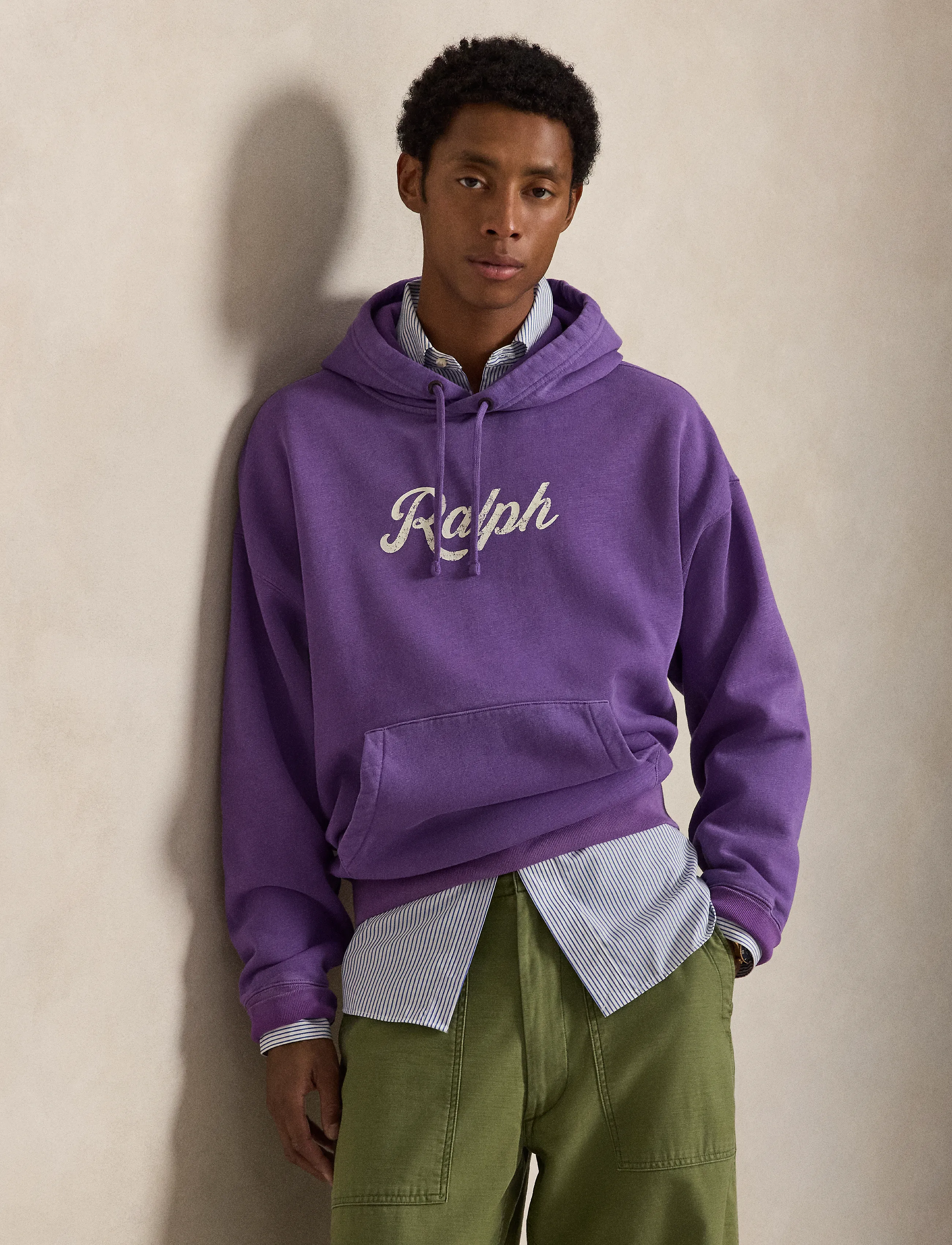 Polo Ralph Lauren The Ralph Logo Hoodie - Hoodies - TIE PURPLE / purple