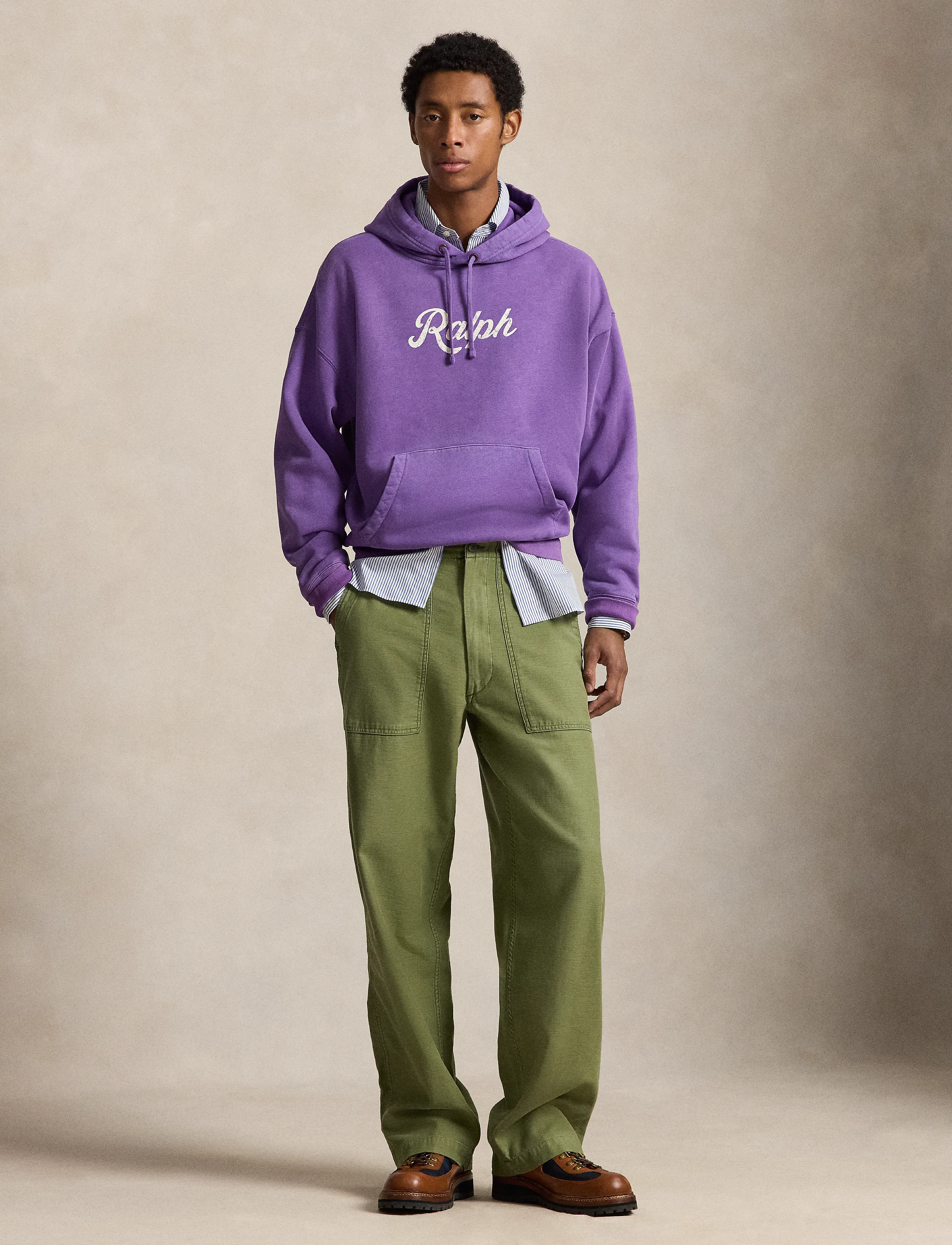 Polo Ralph Lauren - The Ralph Logo Hoodie - kapuzenpullover - tie purple - 4