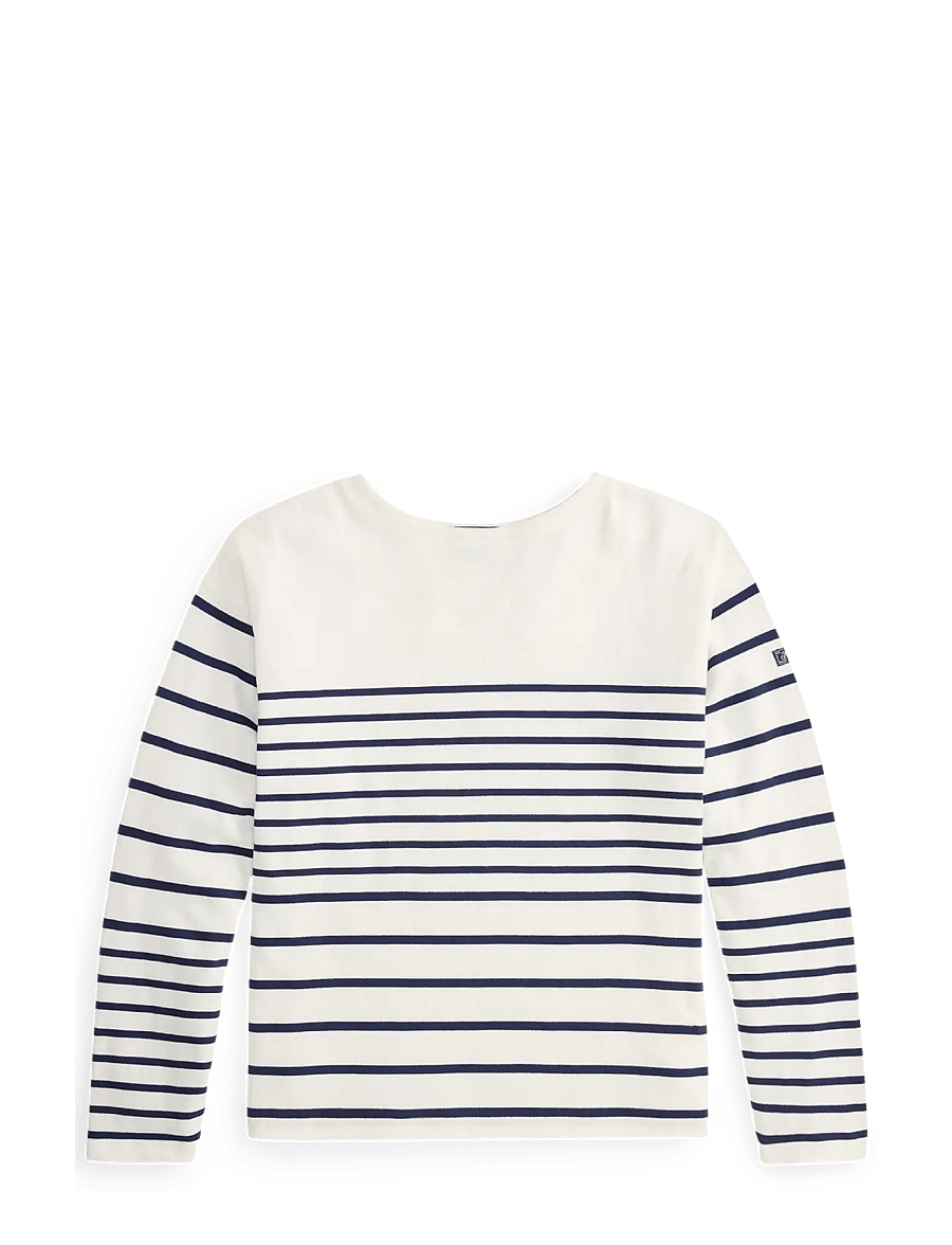 Polo Ralph Lauren - Relaxed Fit Striped Jersey Pullover - rund hals - newport navy/whit - 1