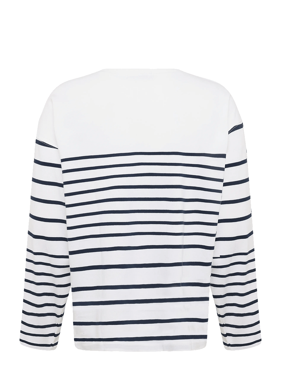 Polo Ralph Lauren - Relaxed Fit Striped Jersey Pullover - rund hals - newport navy/whit - 2