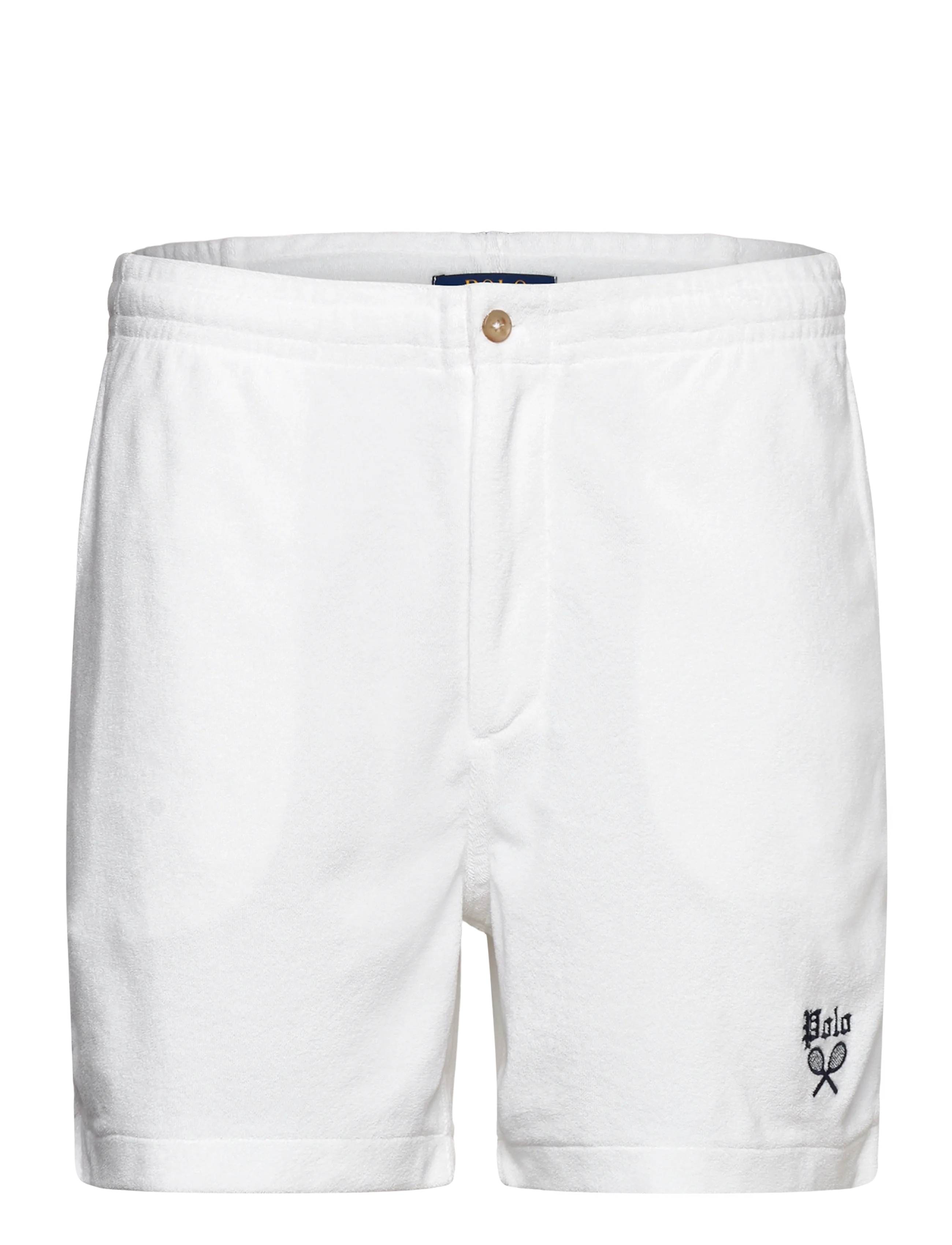 POLO RALPH LAUREN 6-Inch Polo Prepster Terry Kurz Weiß - XS - Herren