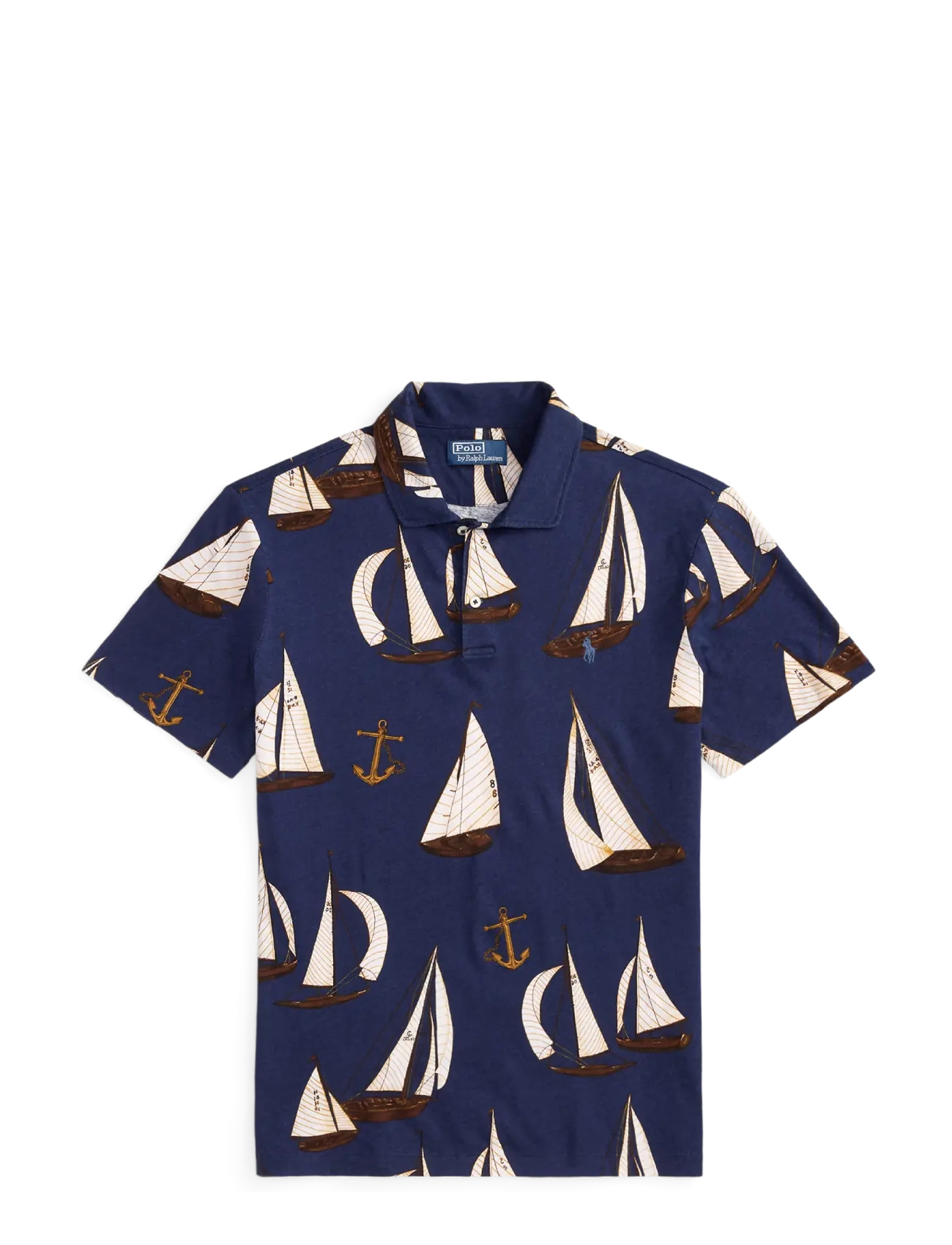 Polo Ralph Lauren - Standard Fit Sailboat Jersey Polo Shirt - kortærmede poloer - nautical traverse - 1