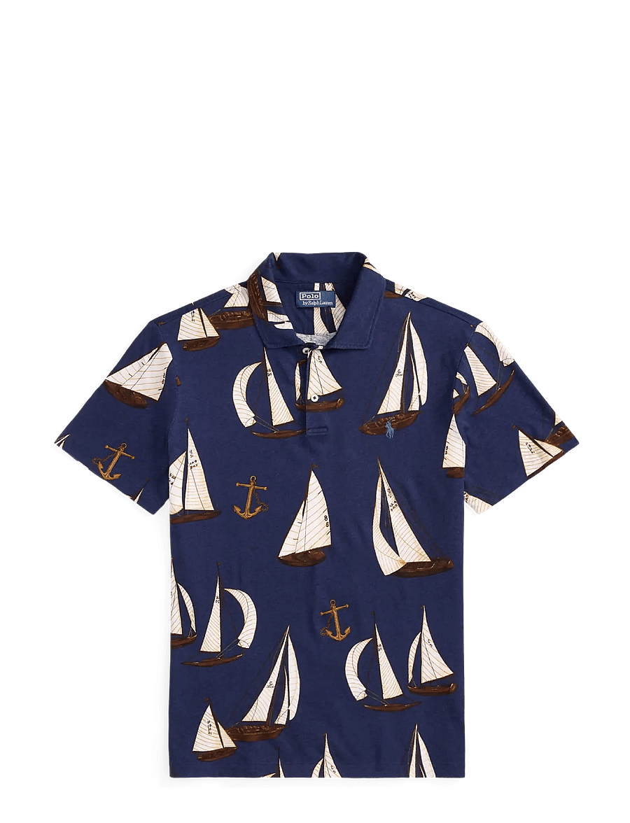 Polo Ralph Lauren - Standard Fit Sailboat Jersey Polo Shirt - kortærmede poloer - nautical traverse - 1