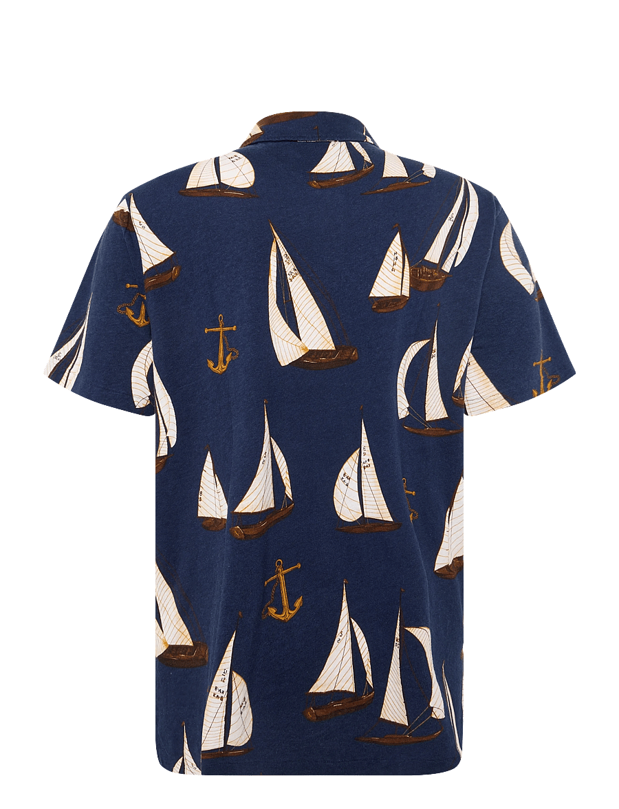 Polo Ralph Lauren - Standard Fit Sailboat Jersey Polo Shirt - stutterma pólóbolir - nautical traverse - 2