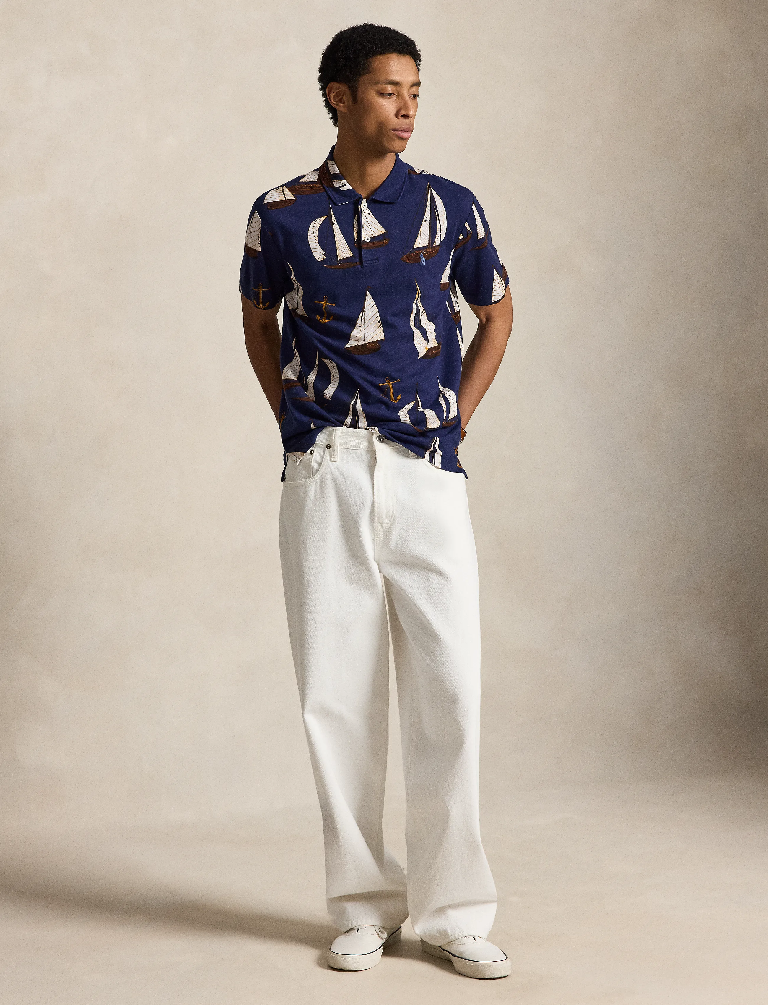 Polo Ralph Lauren - Standard Fit Sailboat Jersey Polo Shirt - kortærmede poloer - nautical traverse - 3