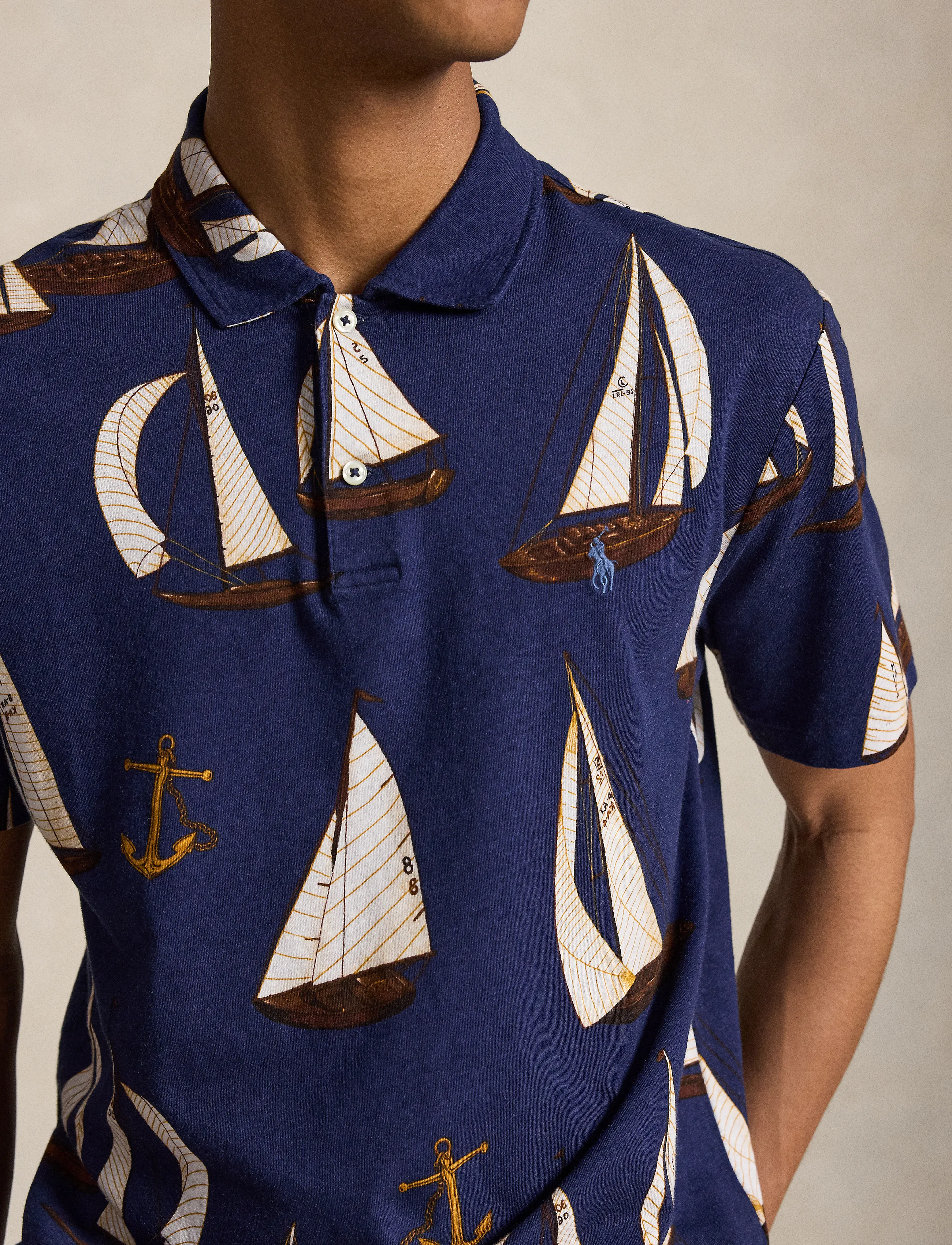 Polo Ralph Lauren - Standard Fit Sailboat Jersey Polo Shirt - kortærmede poloer - nautical traverse - 4