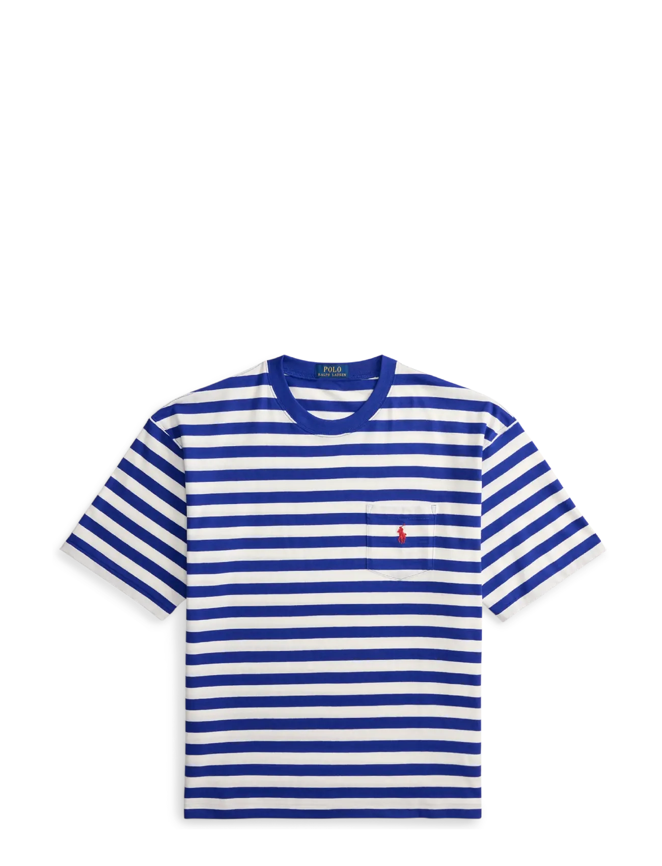 Polo Ralph Lauren Relaxed Fit Striped Jersey T-Shirt - Nach Stil kaufen - RUGBY ROYAL/WHITE / blue
