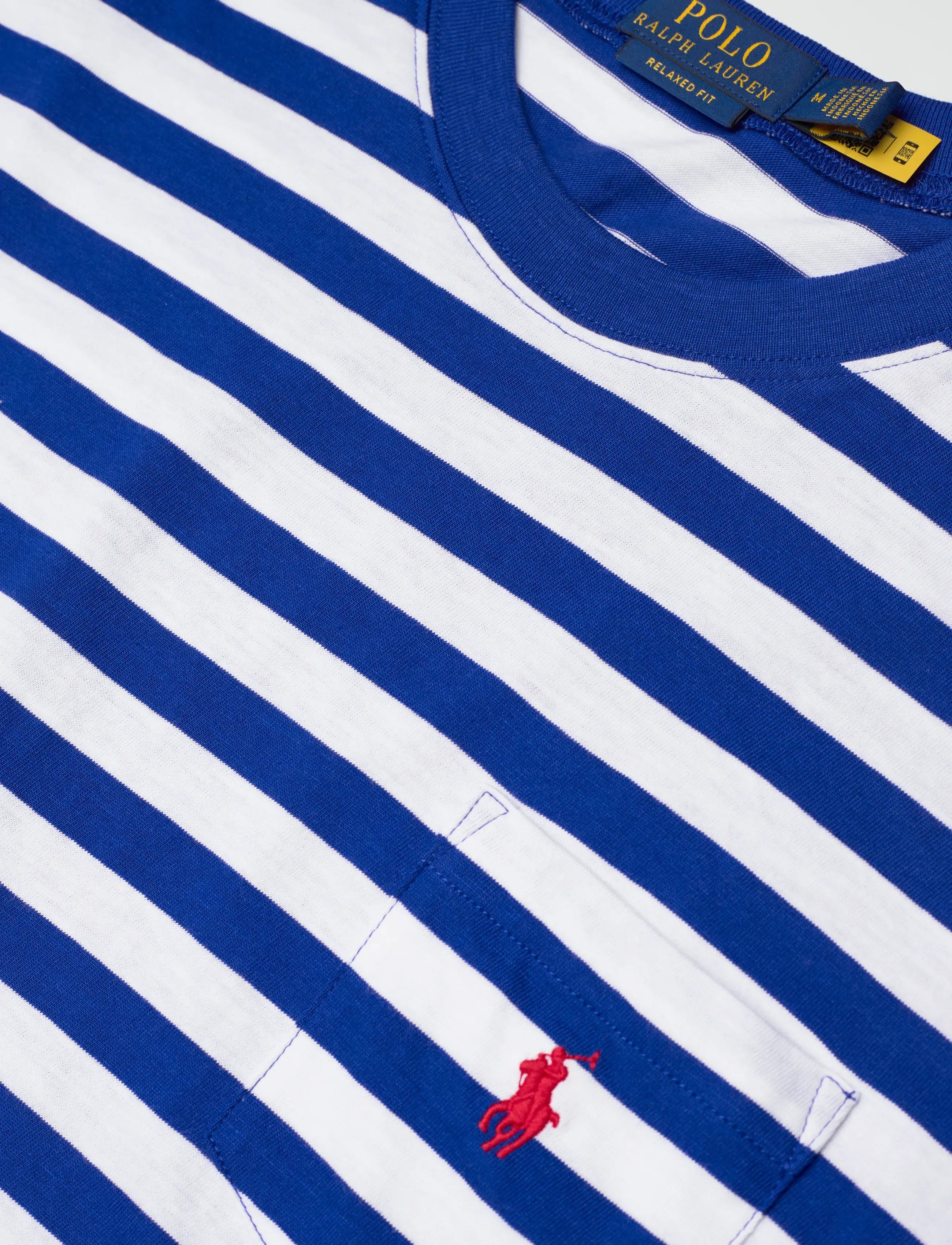 Polo Ralph Lauren - Relaxed Fit Striped Jersey T-Shirt - korte mouwen - rugby royal/white - 5