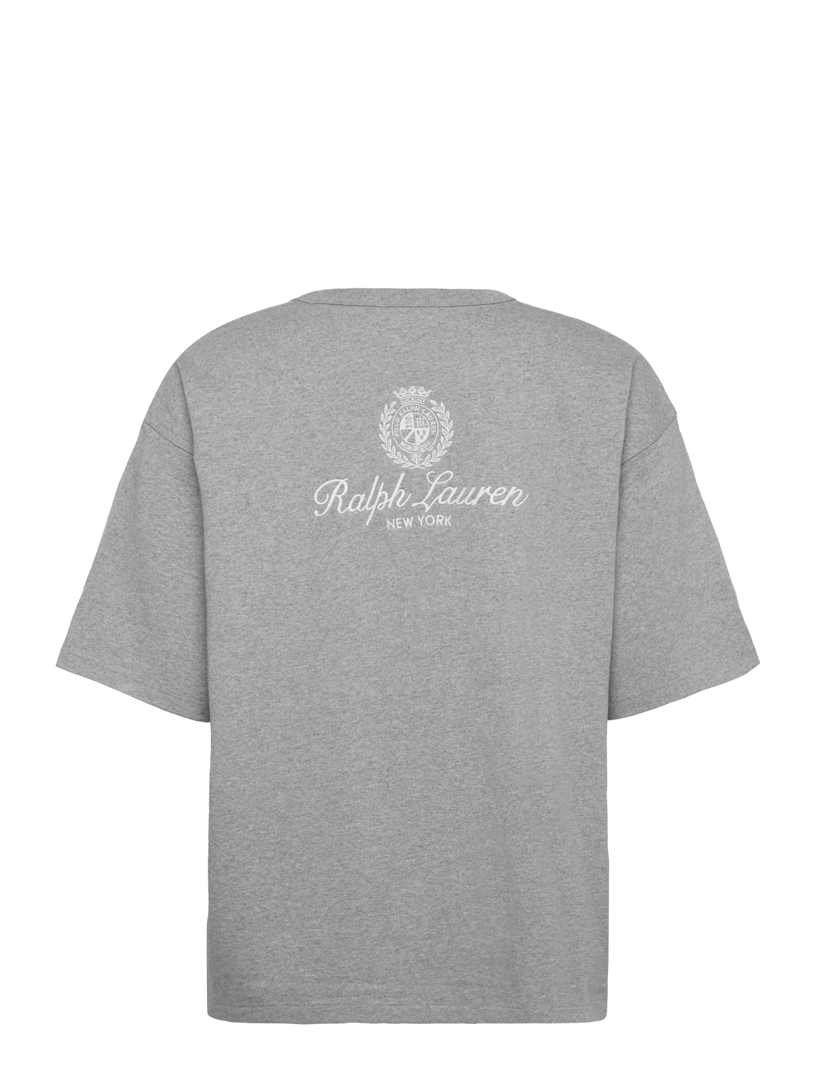 Polo Ralph Lauren - Relaxed Fit Jersey Graphic T-Shirt - kurzärmelig - andover heather - 1
