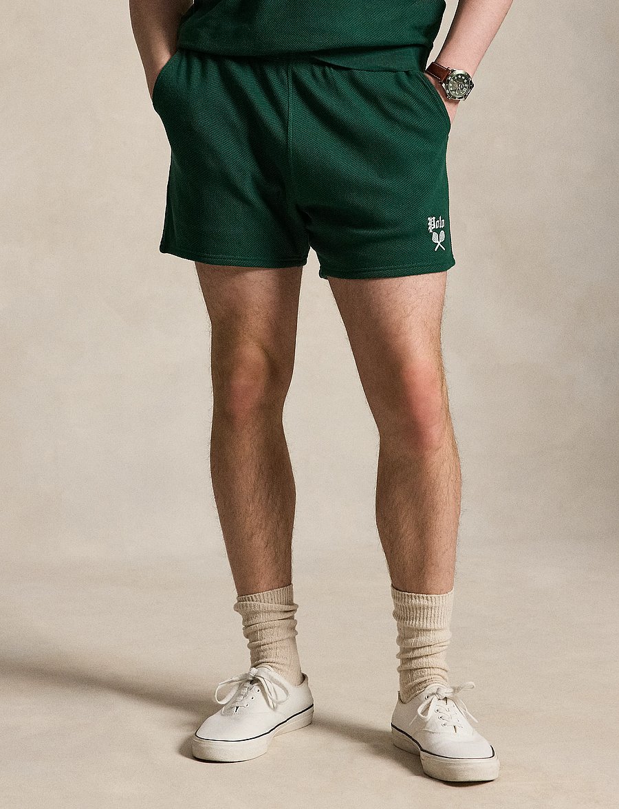 Polo Ralph Lauren - 5-Inch Pointelle Jersey Short - sweatshorts - new forest - 5