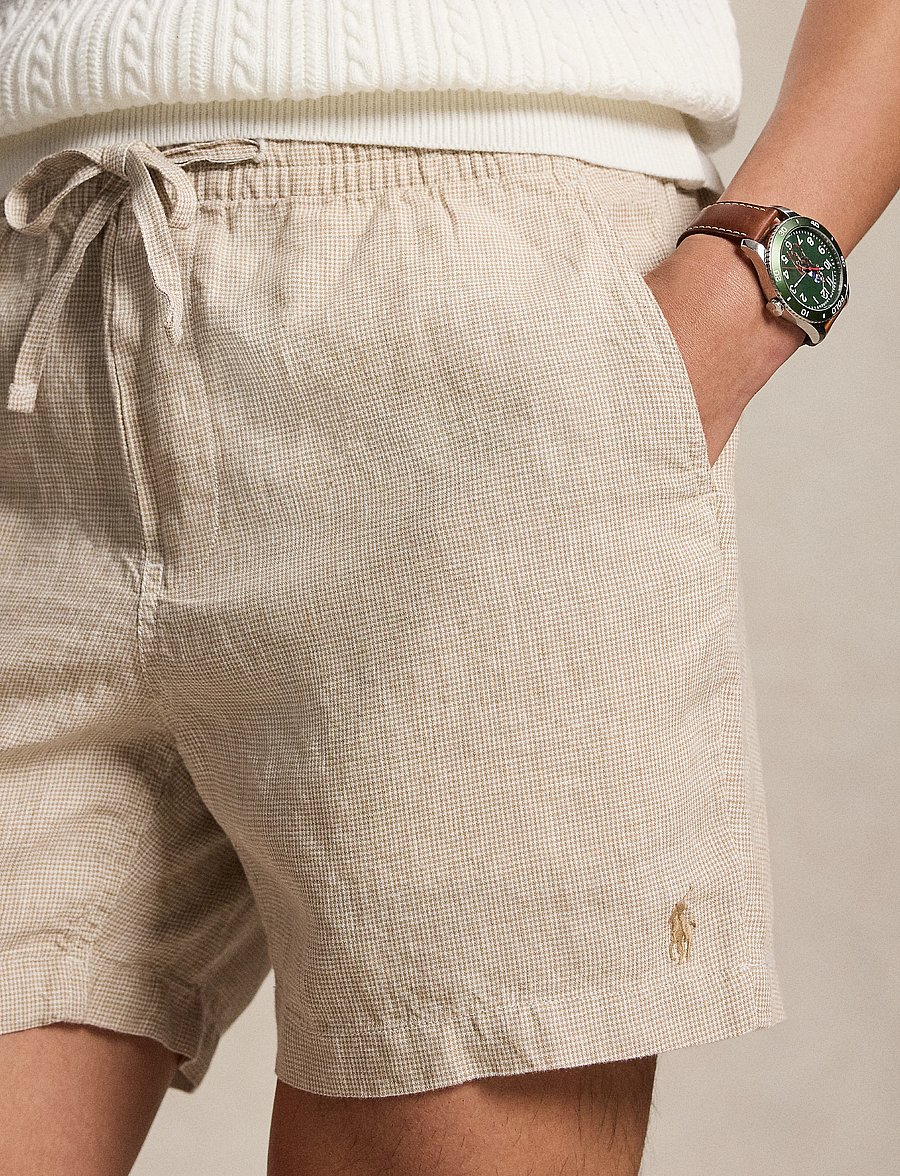 Polo Ralph Lauren - 6-Inch Polo Prepster Linen Short - leinen-shorts - 6555h coastal bei - 4