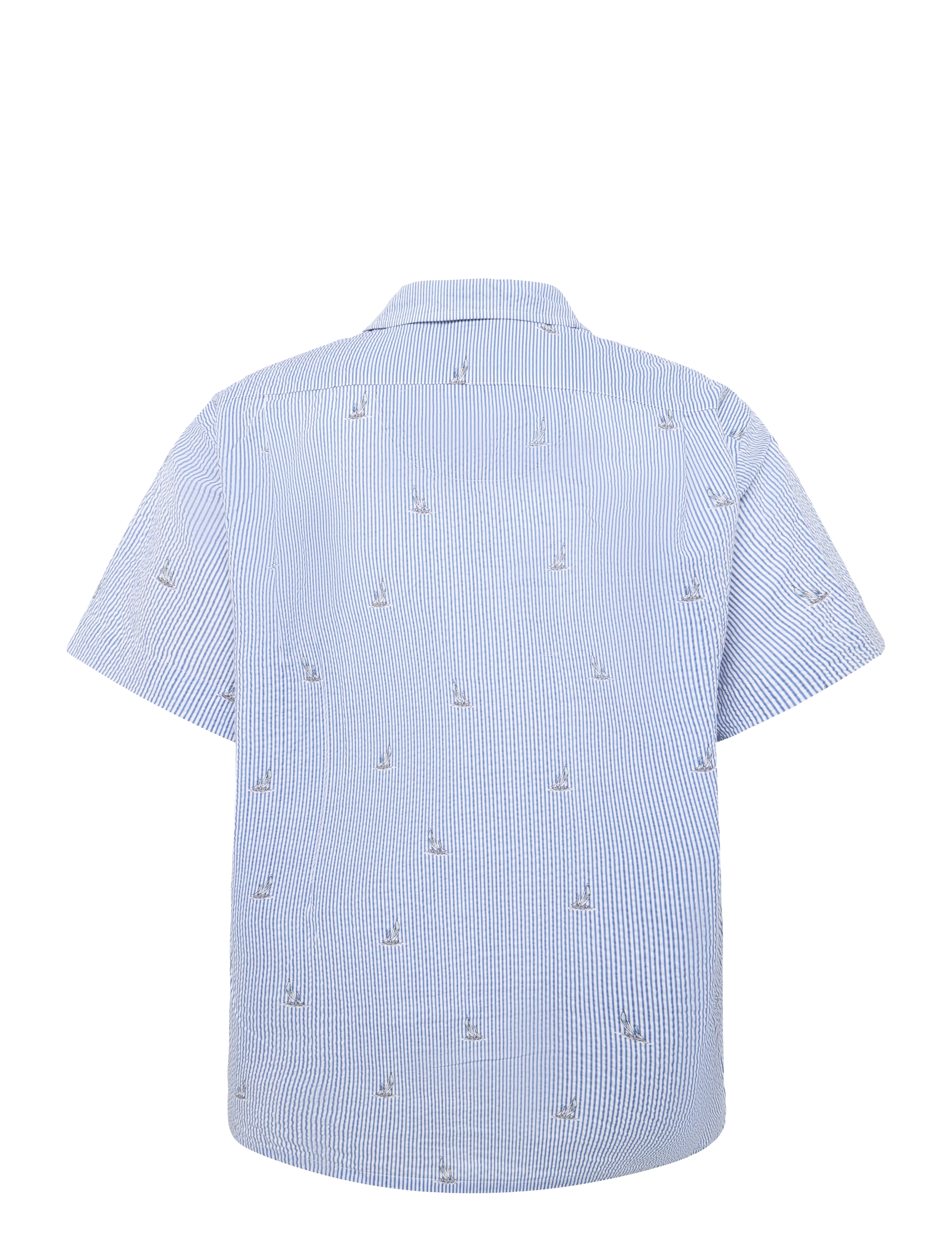 Polo Ralph Lauren - Classic Fit Sailboat Seersucker Shirt - kurzarmhemden - 2654 sailboat on - 2