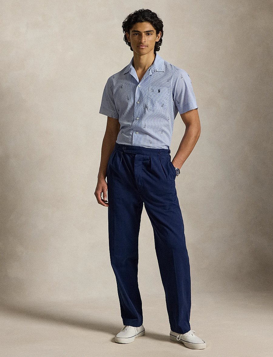 Polo Ralph Lauren - Classic Fit Sailboat Seersucker Shirt - kurzarmhemden - 2654 sailboat on - 4