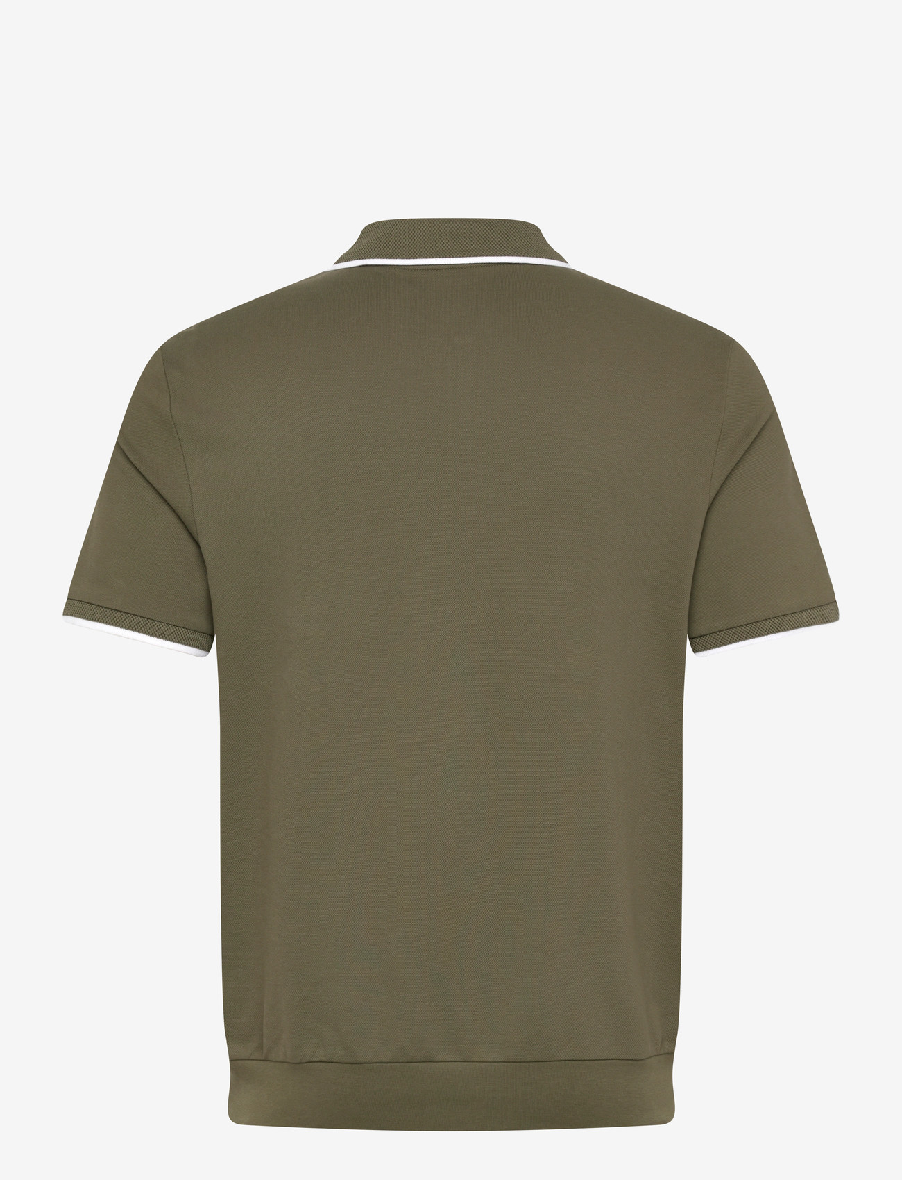 Polo Ralph Lauren - Classic Fit Stretch Mesh Zip Polo Shirt - kortærmede poloer - cruise olive/c173 - 1