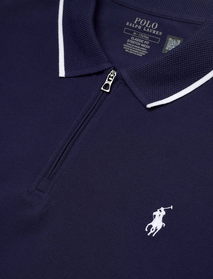 Polo Ralph Lauren - 30/1 STRETCH MESH-KNT-POLO - lühikeste varrukatega polod - newport navy/c173 - 2