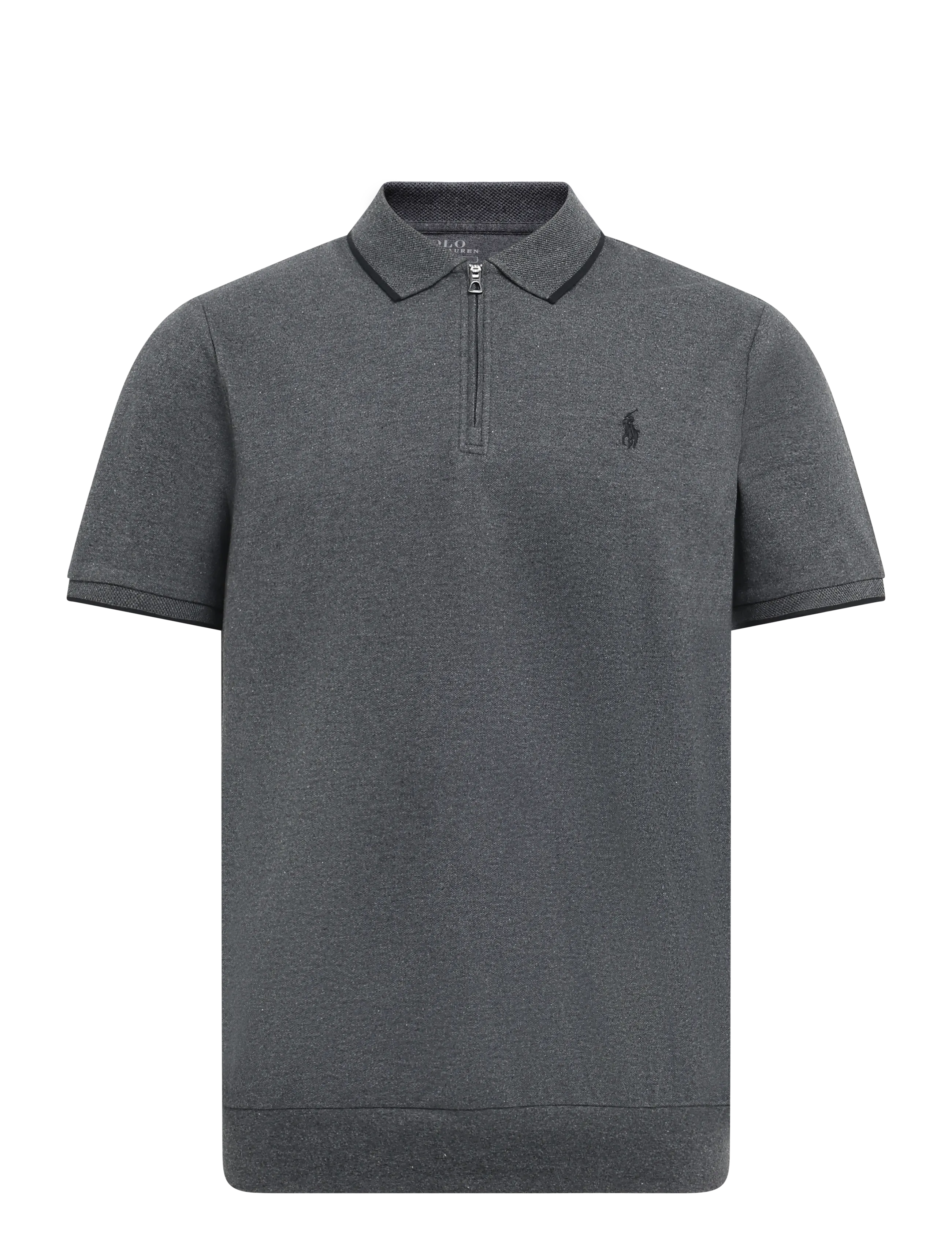 Polo Ralph Lauren 30/1 Stretch Mesh-Knt-Polo, XXL, Polos, Grau - Short-sleeved, Männerswear