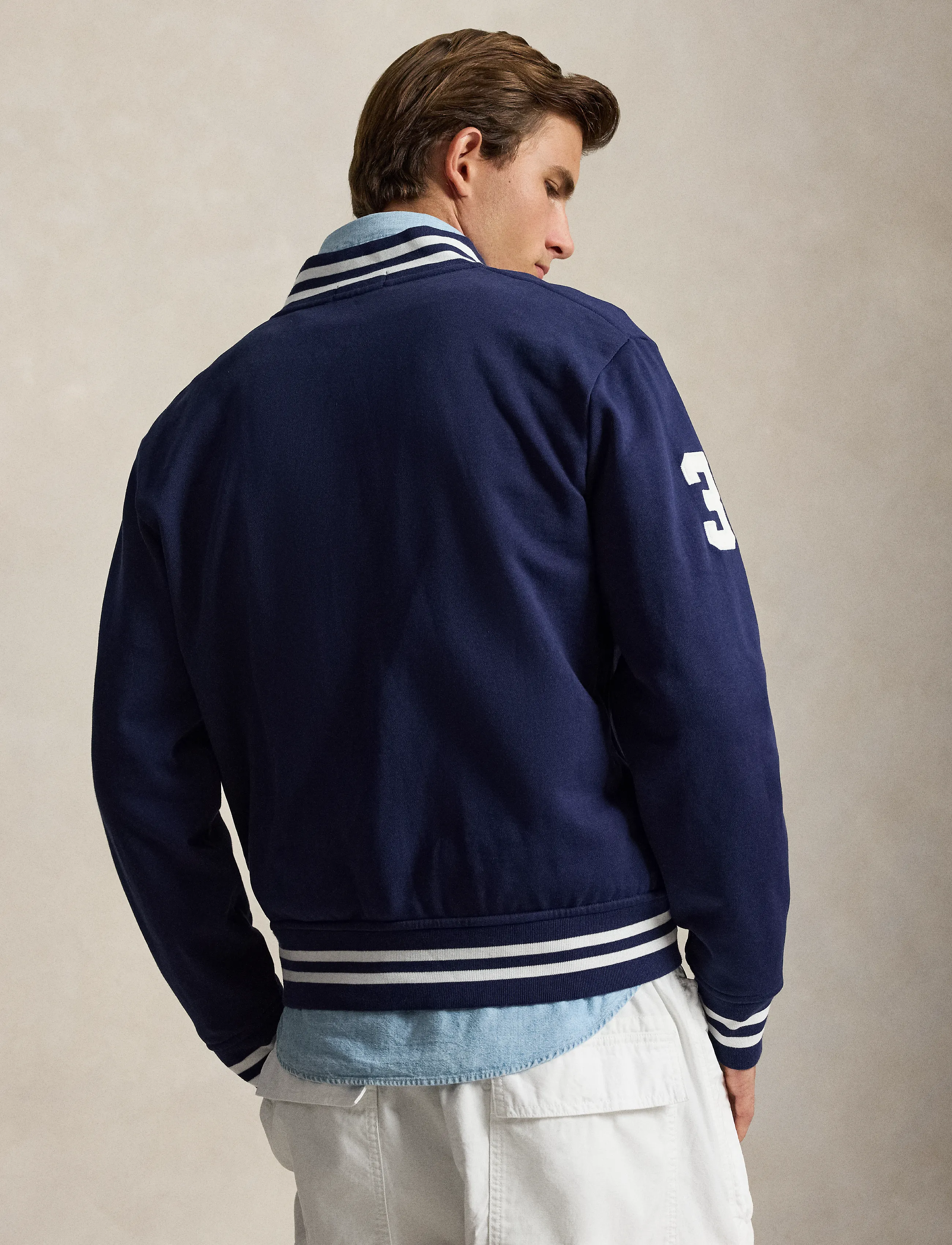 Big Pony Fleece Baseball Jacket 2