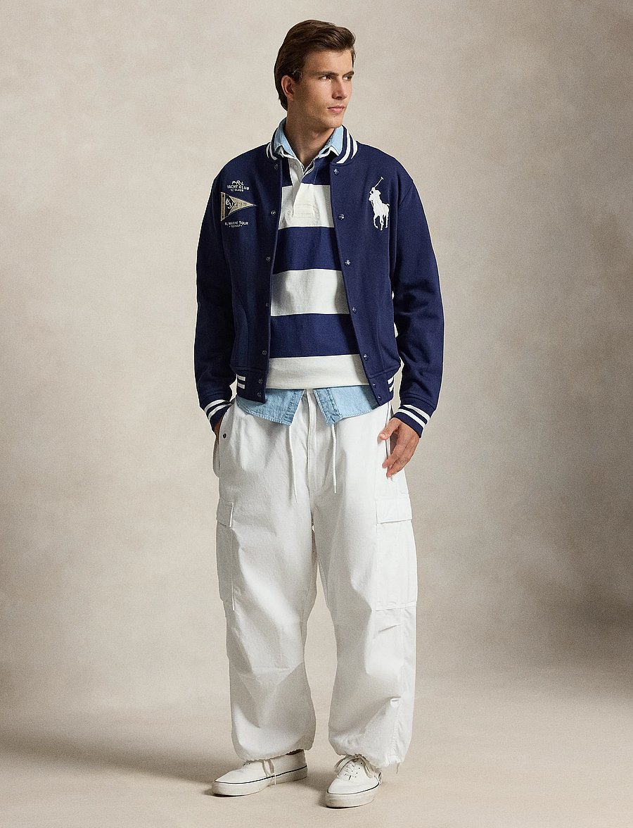 Polo Ralph Lauren - Big Pony Fleece Baseball Jacket - varsity-jacken - newport navy - 3