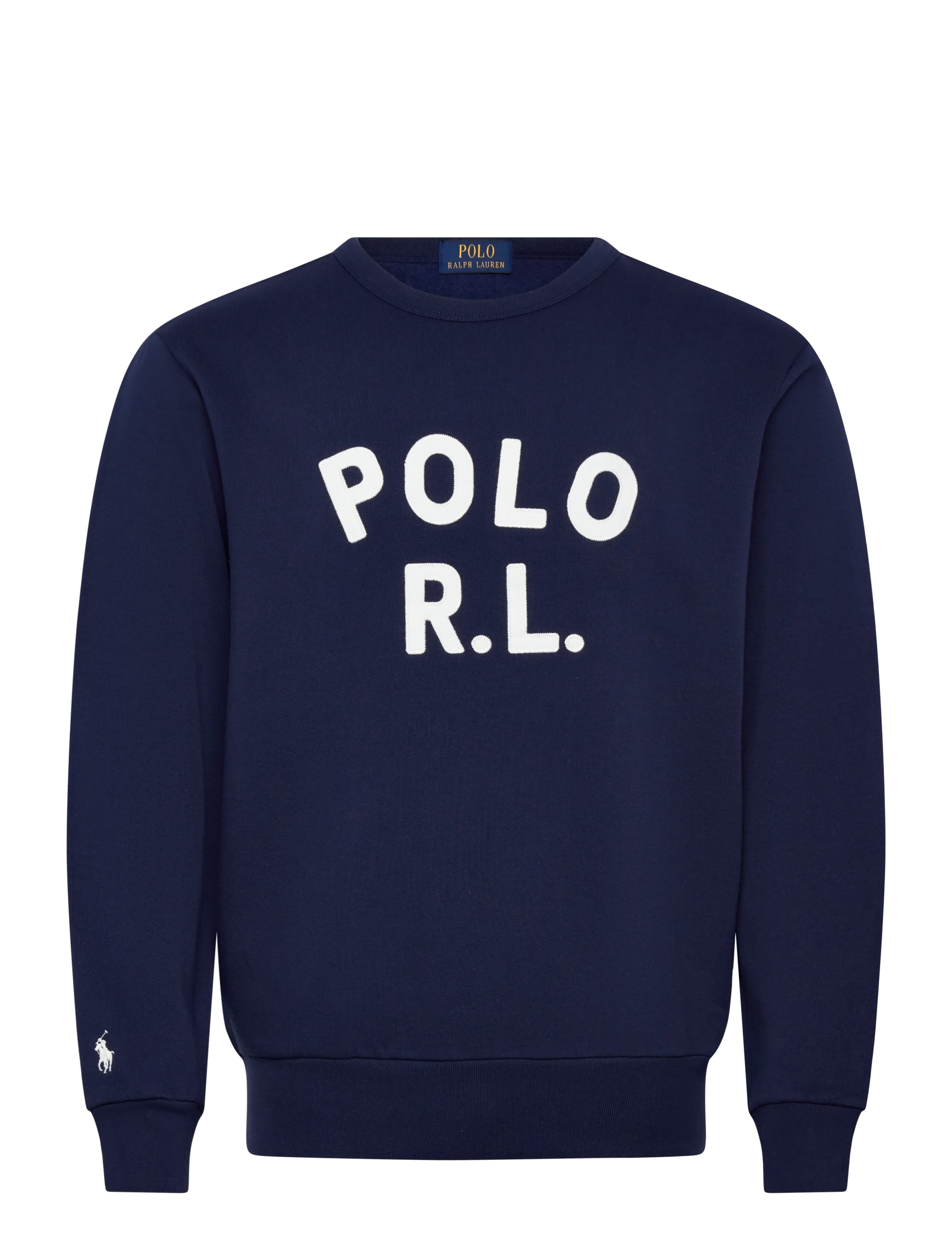 Polo Ralph Lauren SEASONAL FLEECE-KNT-SWEATSHIRT - Clothing - NEWPORT NAVY / navy