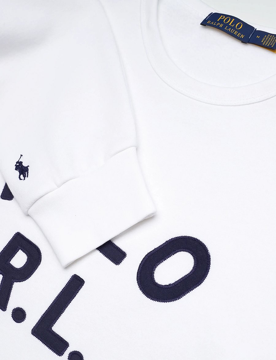 Polo Ralph Lauren - Logo Fleece Sweatshirt - shop by occasion - white - 2