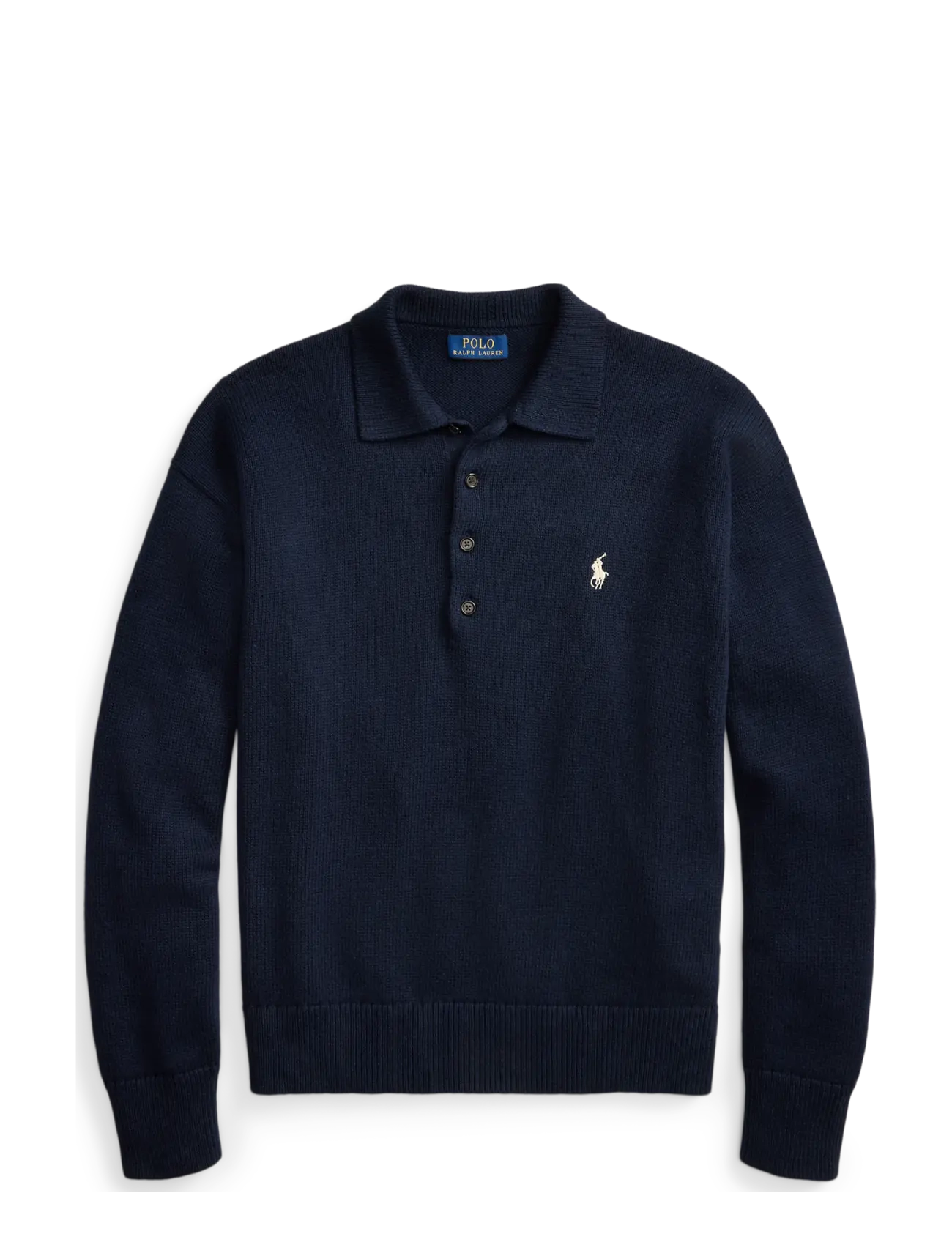 Polo Ralph Lauren Relaxed Fit Flag Cotton Sweater - Designers - NAVY COMBO / navy