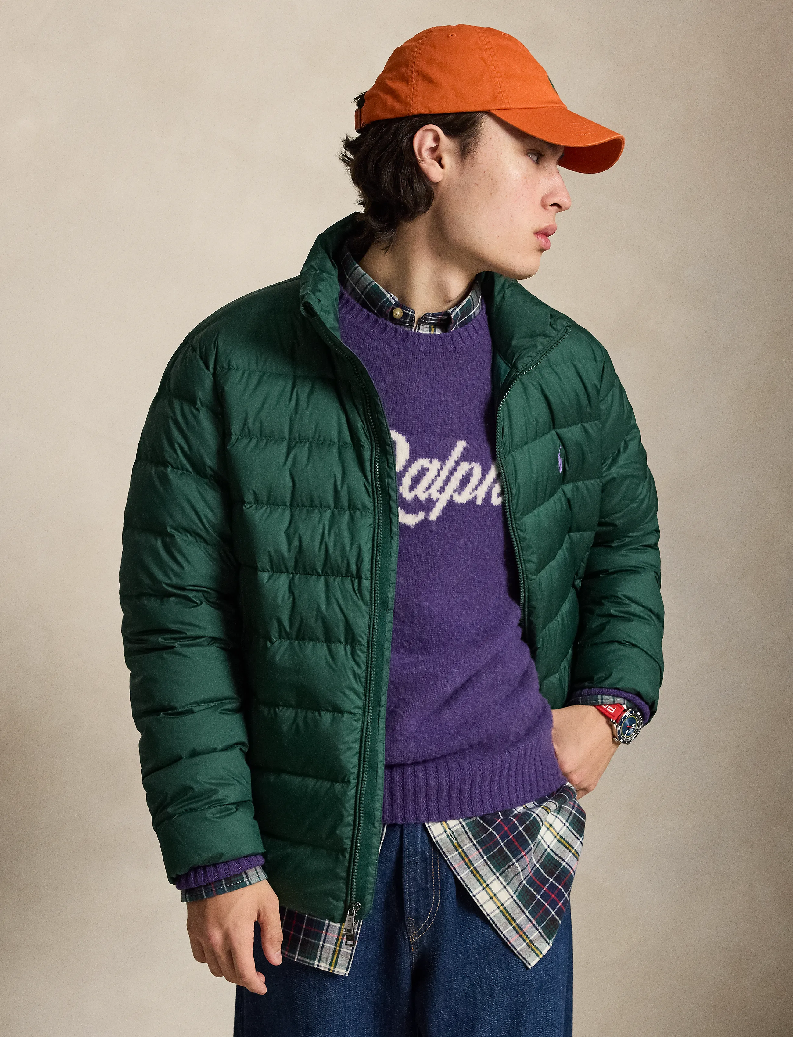Polo Ralph Lauren MATTE PERPETUAL-WVN-JACKET - Overtøj - MOSS AGATE / green