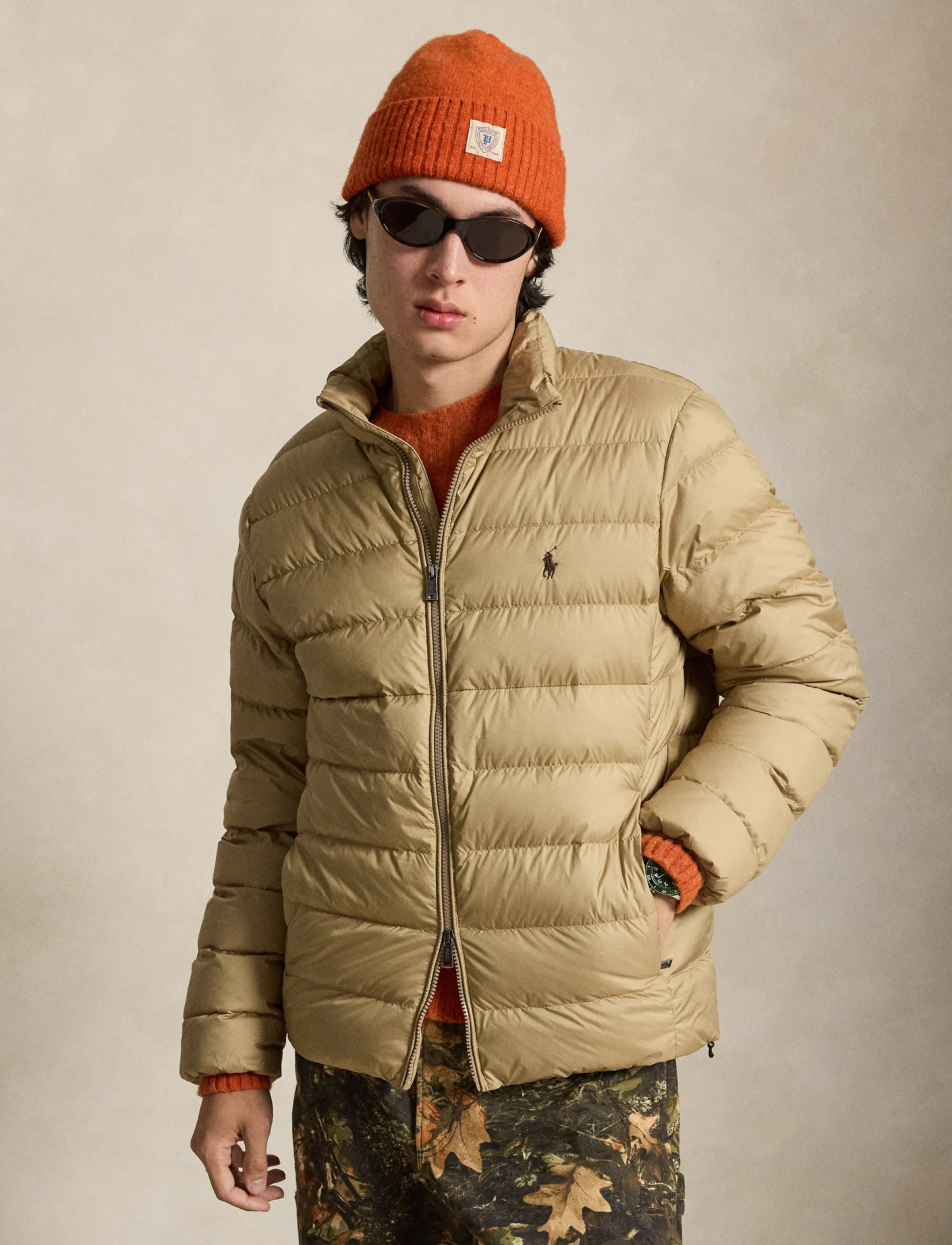 Polo Ralph Lauren The Colden Packable Down Jacket - Kleidung - RL KHAKI / beige