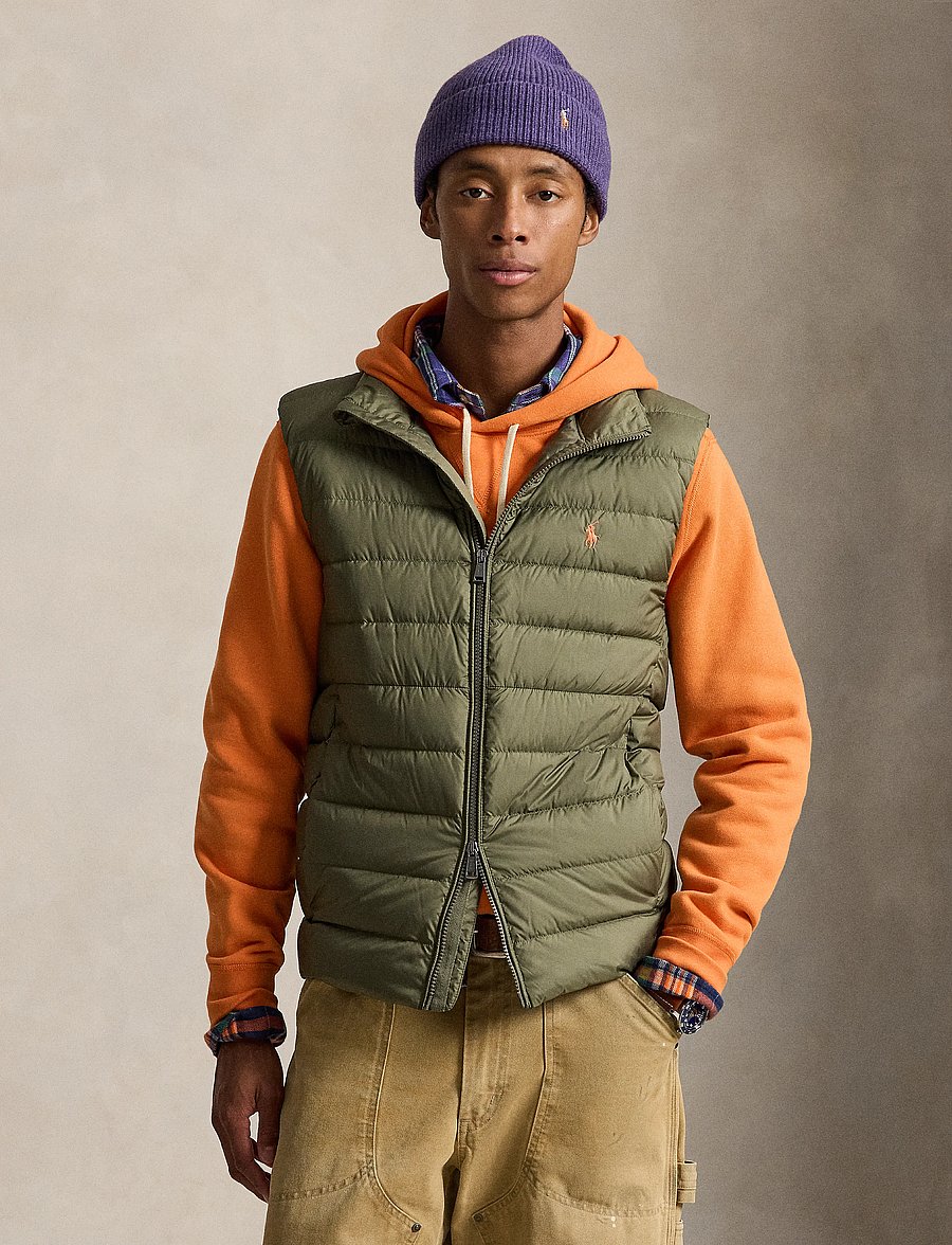 Polo Ralph Lauren - The Colden Packable Down Vest - västar - cruise olive - 0