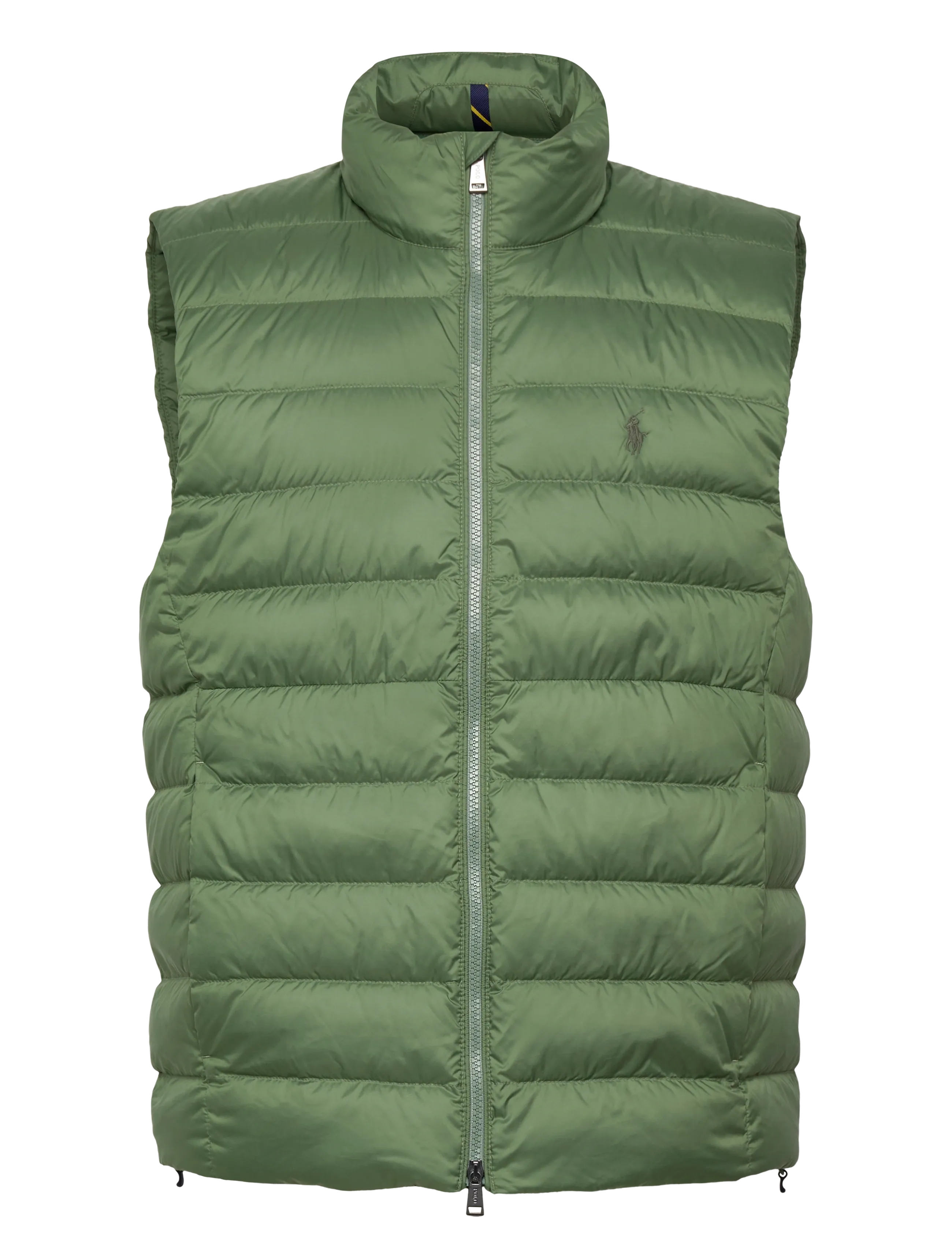 Polo Ralph Lauren Matte Perpetual-Wvn-Vest, M, Designer, Khakigrün - Westen, Männerswear