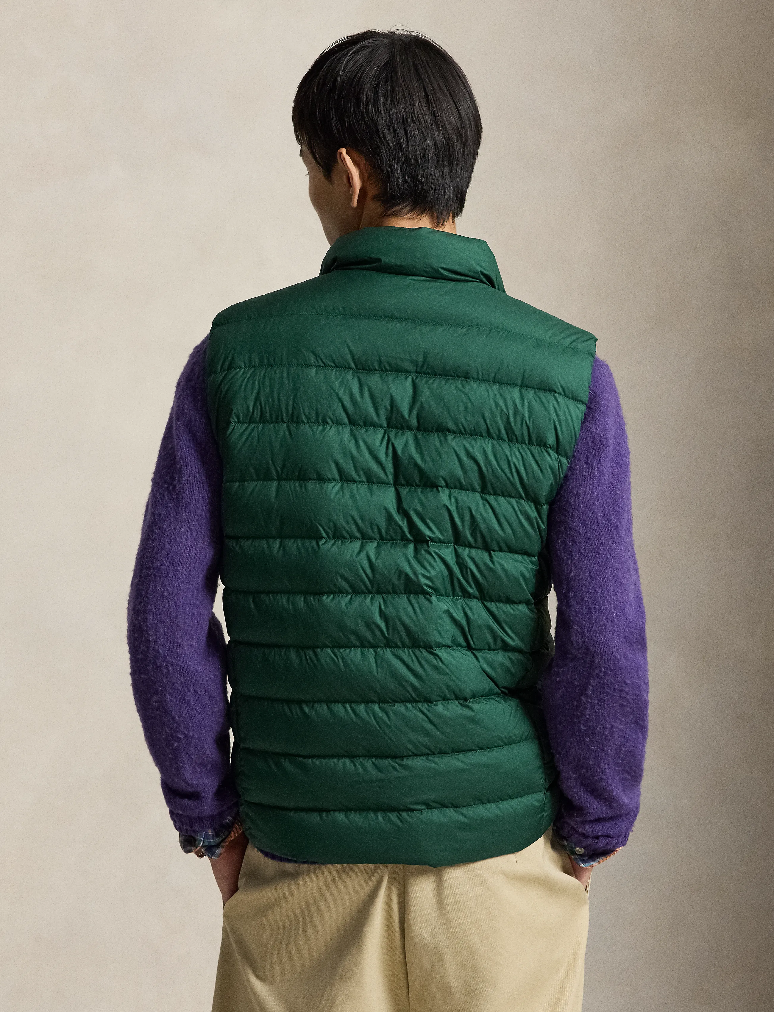 Polo Ralph Lauren - MATTE PERPETUAL-WVN-VEST - västar - moss agate - 3