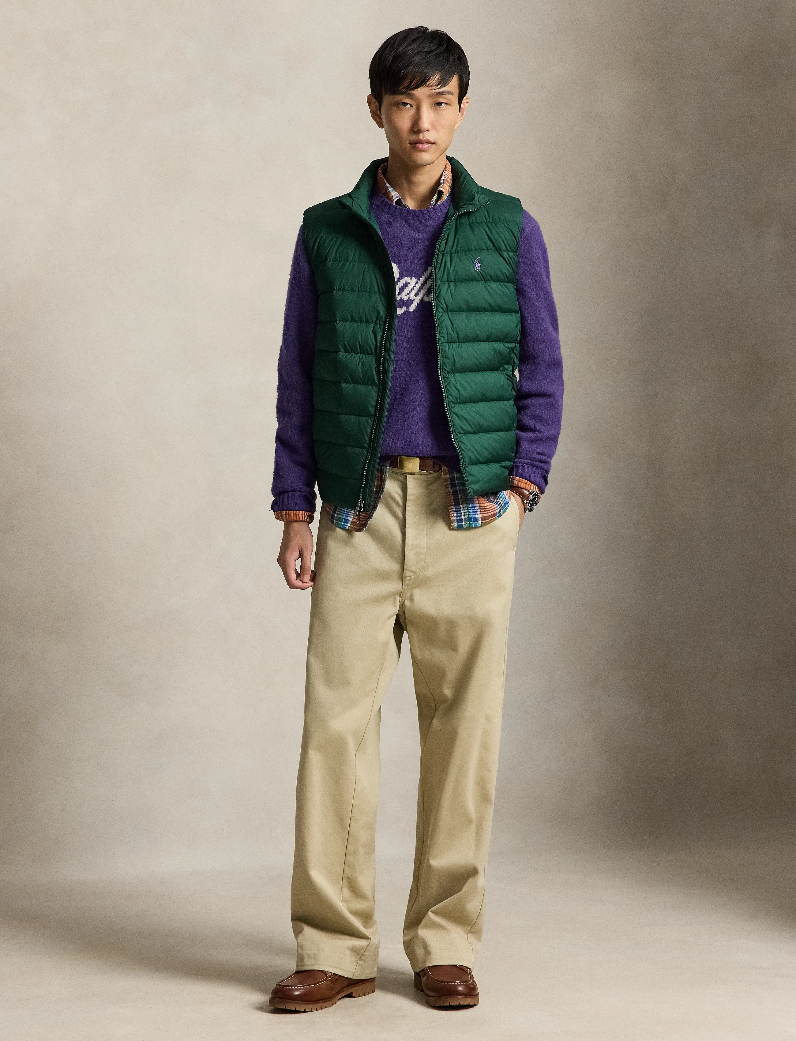 Polo Ralph Lauren - MATTE PERPETUAL-WVN-VEST - västar - moss agate - 4