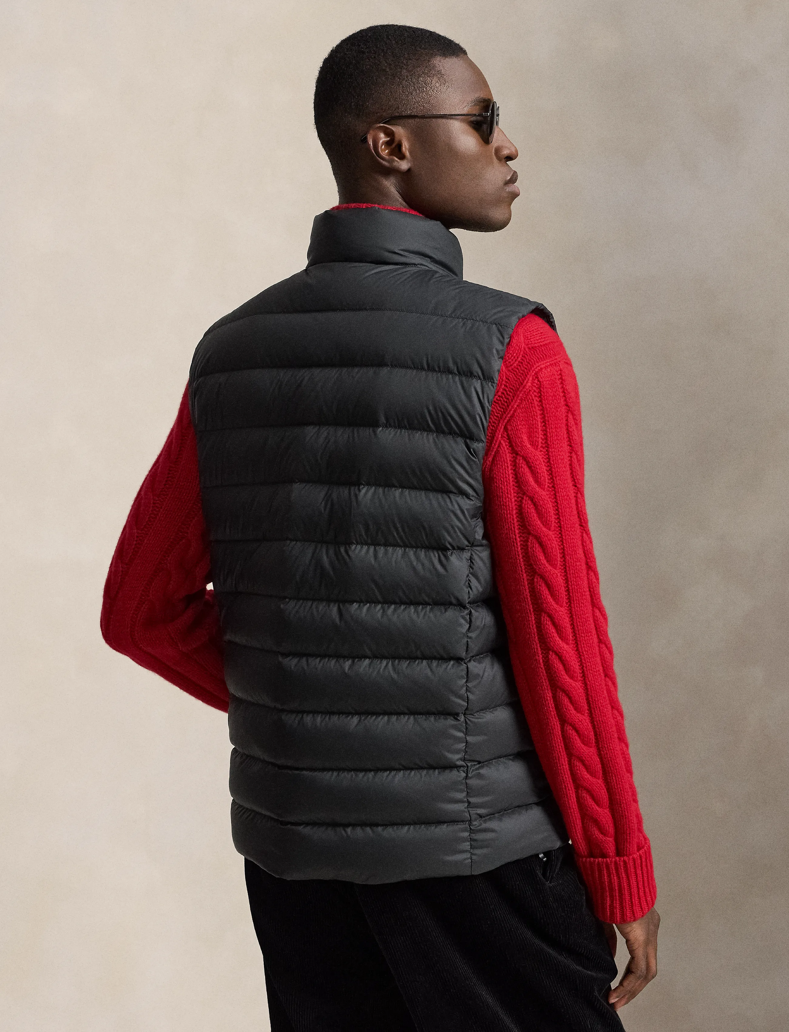 Polo Ralph Lauren - MATTE PERPETUAL-WVN-VEST - vestes - polo black - 2