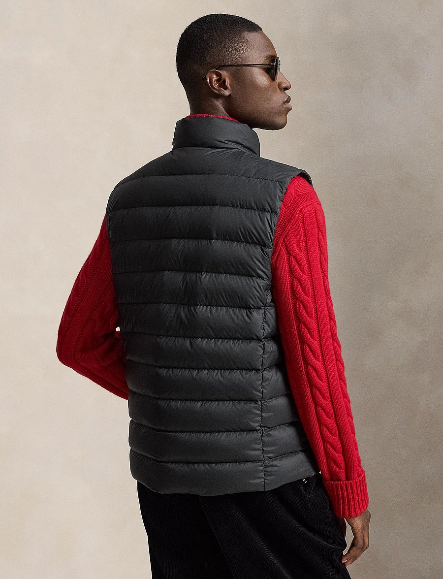 Polo Ralph Lauren - MATTE PERPETUAL-WVN-VEST - vestes - polo black - 2
