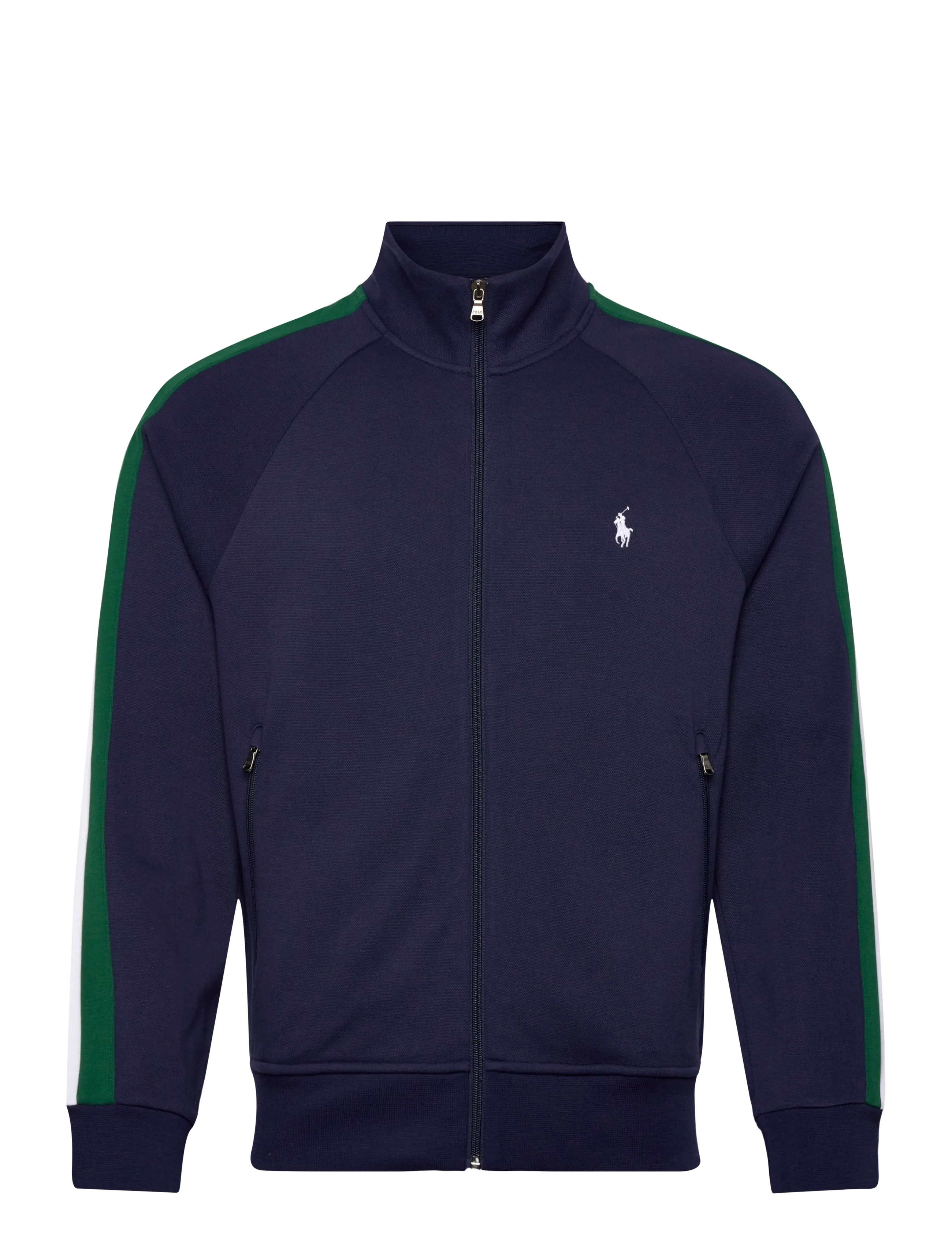 Polo Ralph Lauren Double-Knit Track Jacket, S, Navy, Sweatshirts & Hættetrøjer > Sweatshirts, Herre