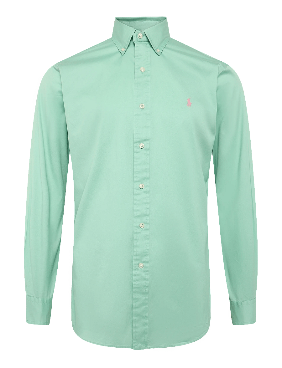 Polo Ralph Lauren - 80/2 TWILL SF-WVN-SHIRT - casual skjorter - celadon - 0