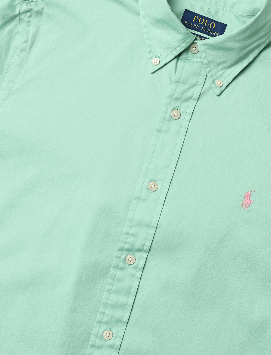 Polo Ralph Lauren - 80/2 TWILL SF-WVN-SHIRT - casual skjorter - celadon - 2