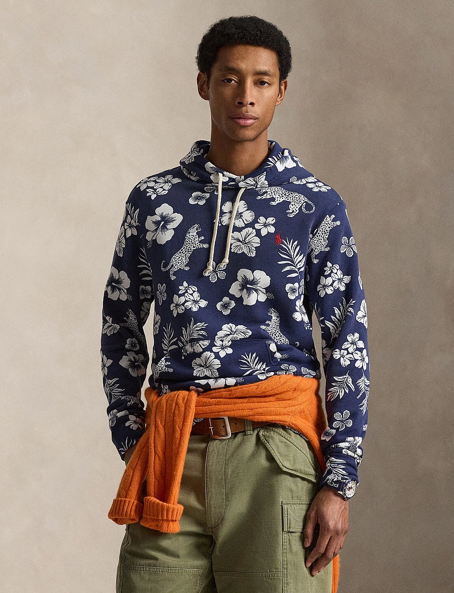 Polo Ralph Lauren - Tropical French Terry Hoodie - sweats à capuche - jaguar tropical- - 3
