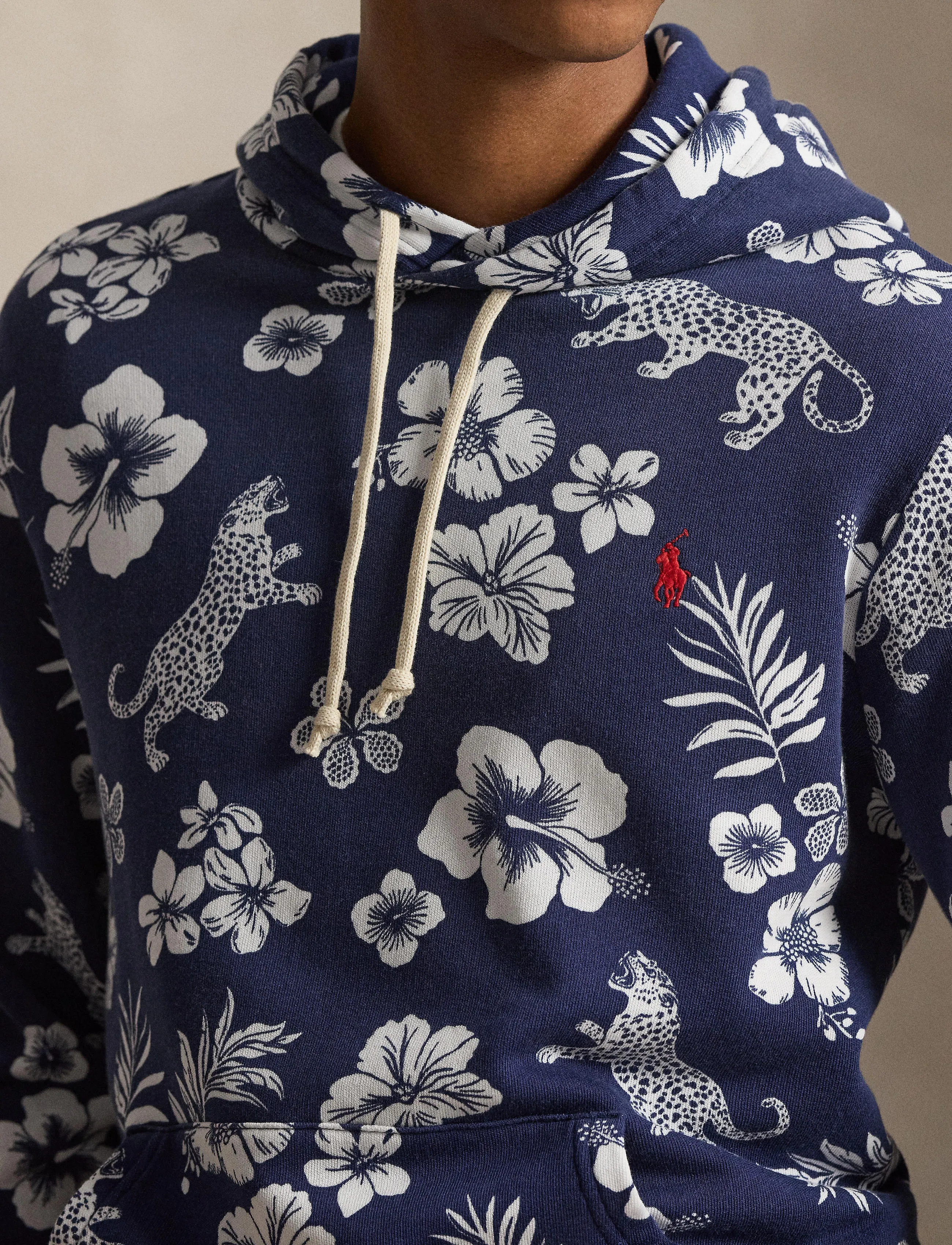 Polo Ralph Lauren - Tropical French Terry Hoodie - hættetrøjer - jaguar tropical- - 4